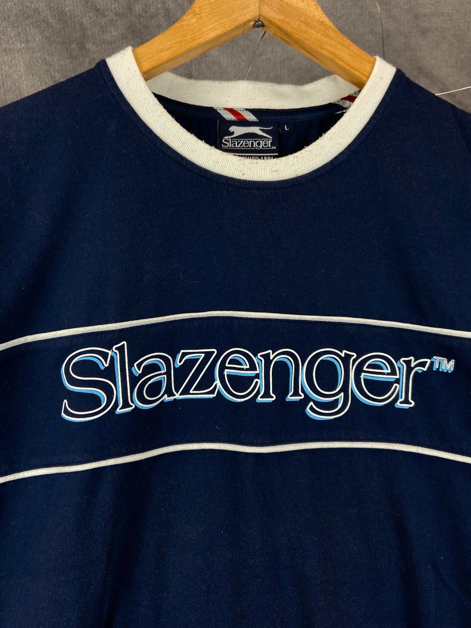 Other Slazenger tee navy clean sporty basic L Size US L / EU 52-54 / 3 - 2 Thumbnail