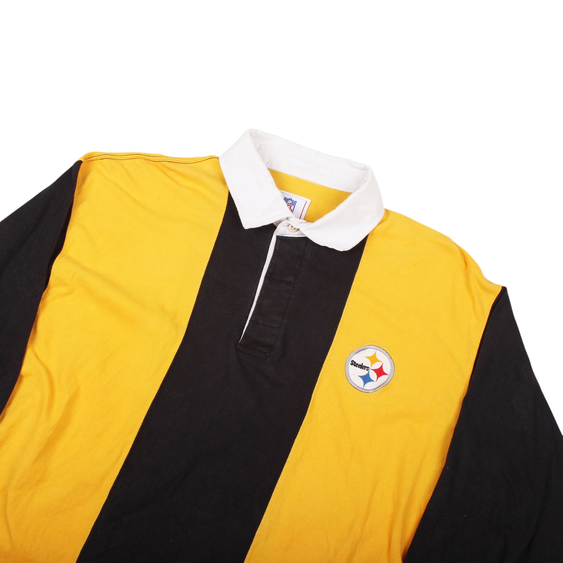 NFL Pittsburgh Steelers Rugby Shirt NFL Long Sleeve Polo Size US L / EU 52-54 / 3 - 6 Thumbnail