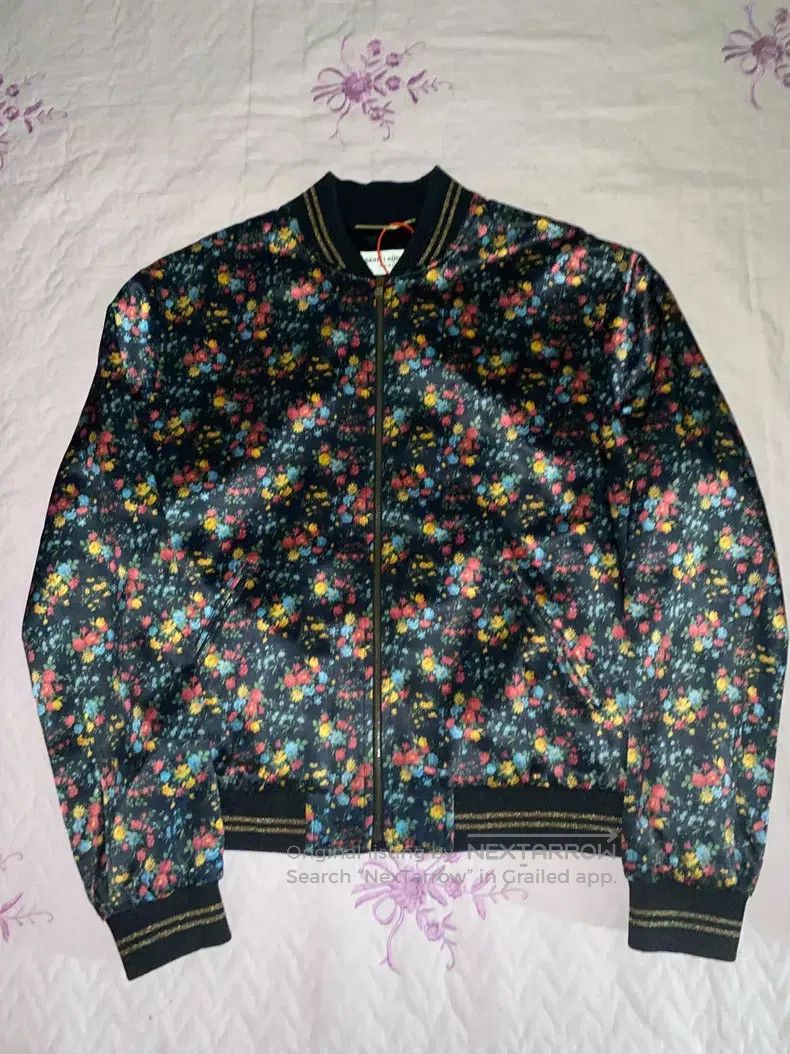 Saint Laurent Paris Saint Laurent Paris All-over printed floral gold edge sequ Size XS / US 0-2 / IT 36-38 - 1 Thumbnail