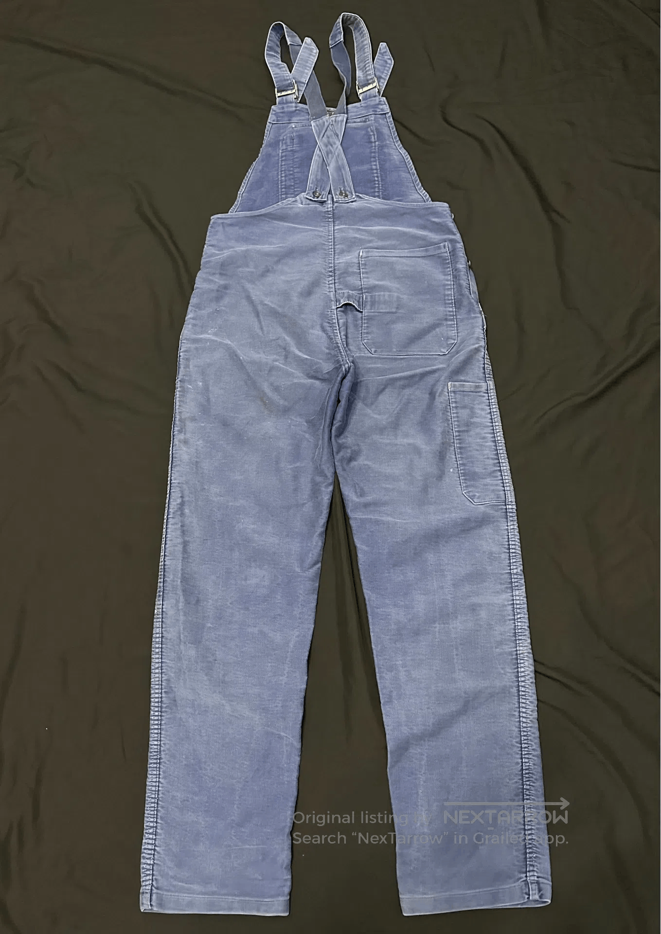 Vintage vintage french workwear moleskin overalls. Size US 40 / EU 56 - 6 Thumbnail