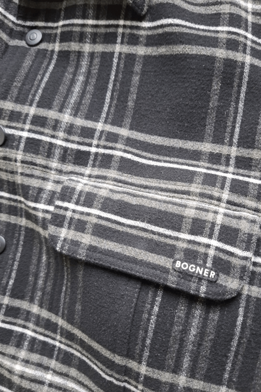 Bogner Vintage Bogner Sport Plaid Shacket (Made in USA) Size US L / EU 52-54 / 3 - 4 Thumbnail