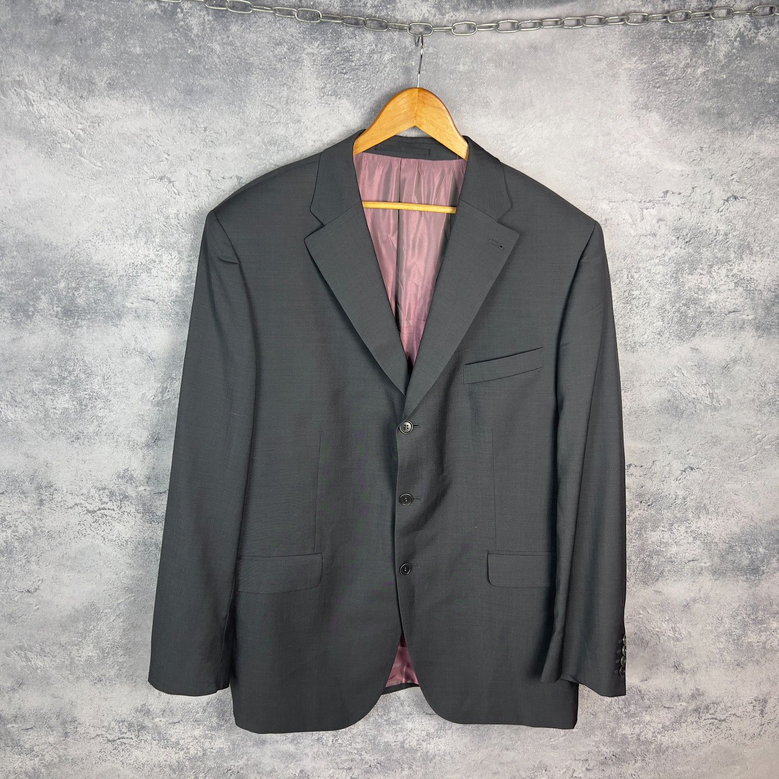 Balmain Balmain Blazer Men's Size 60 Gray Long Sleeve` Size 54L - 1 Thumbnail