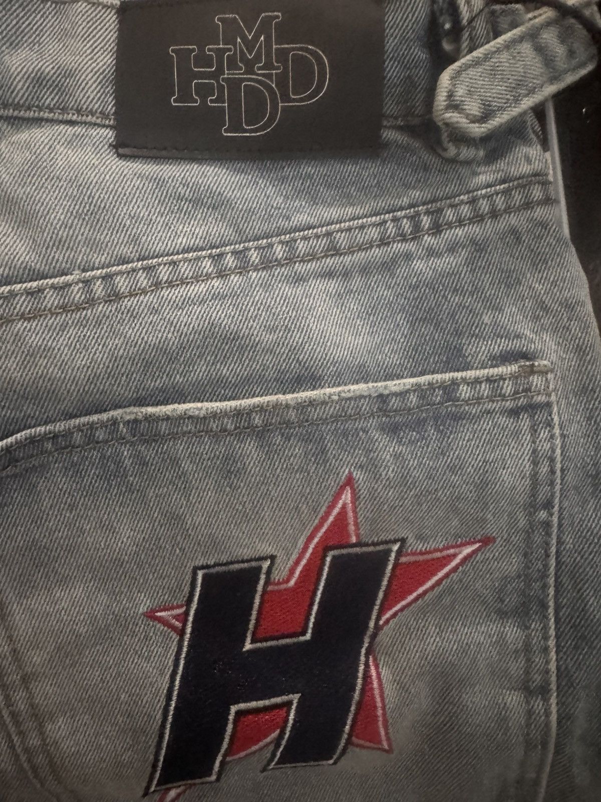 HMDD Hmdd rinestone jeans Size US 34 / EU 50 - 4 Thumbnail