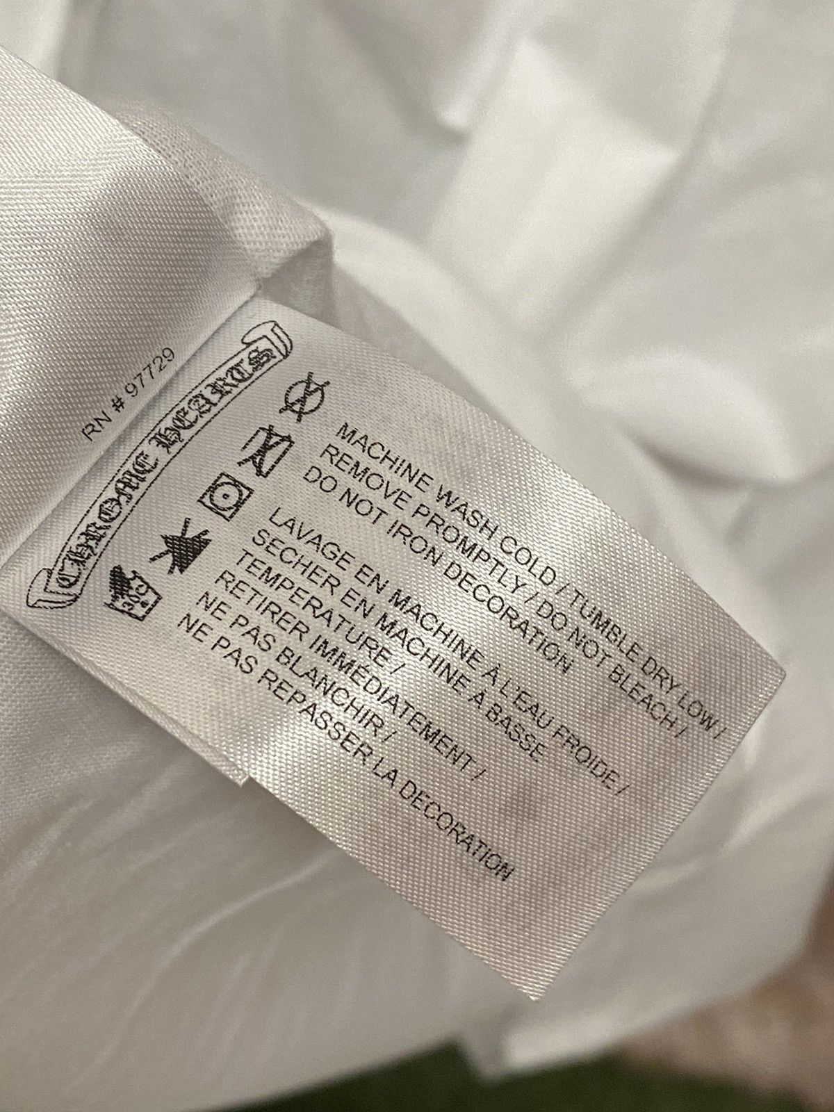 Chrome Hearts Chrome Hearts Script Neck Logo Triple White Longsleeve Size US L / EU 52-54 / 3 - 10 Thumbnail