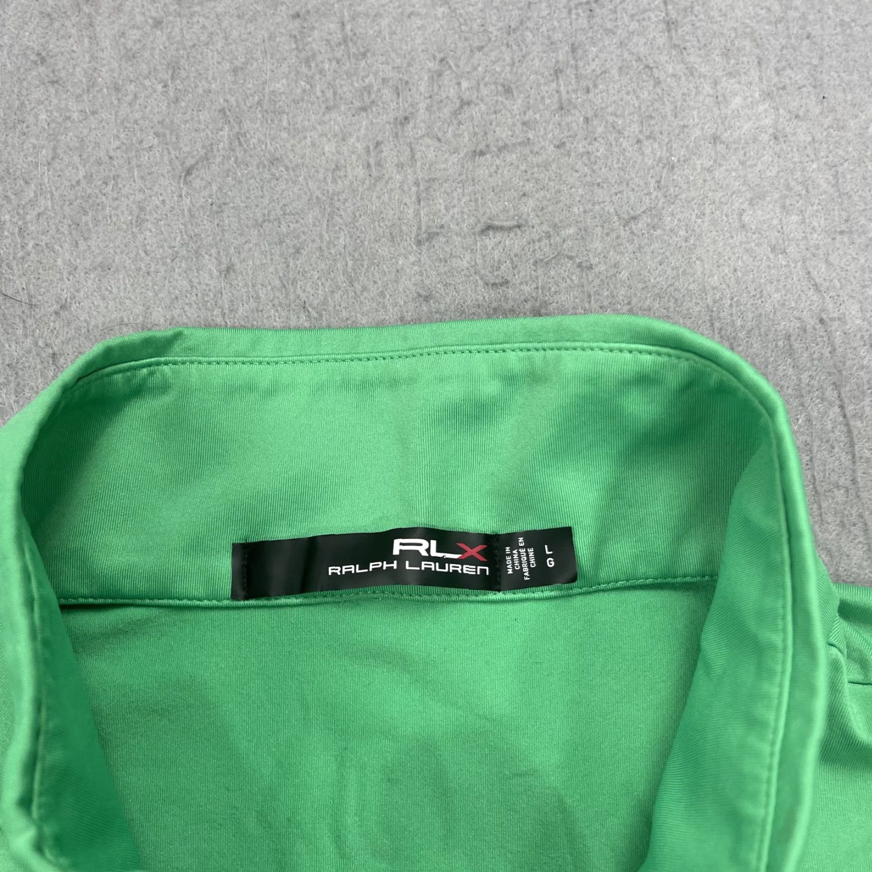 RLX Ralph Lauren RLX Ralph Lauren Jacket Mens Large Green Driver Performance Golf Logo 1/4 Zip Size US L / EU 52-54 / 3 - 4 Thumbnail