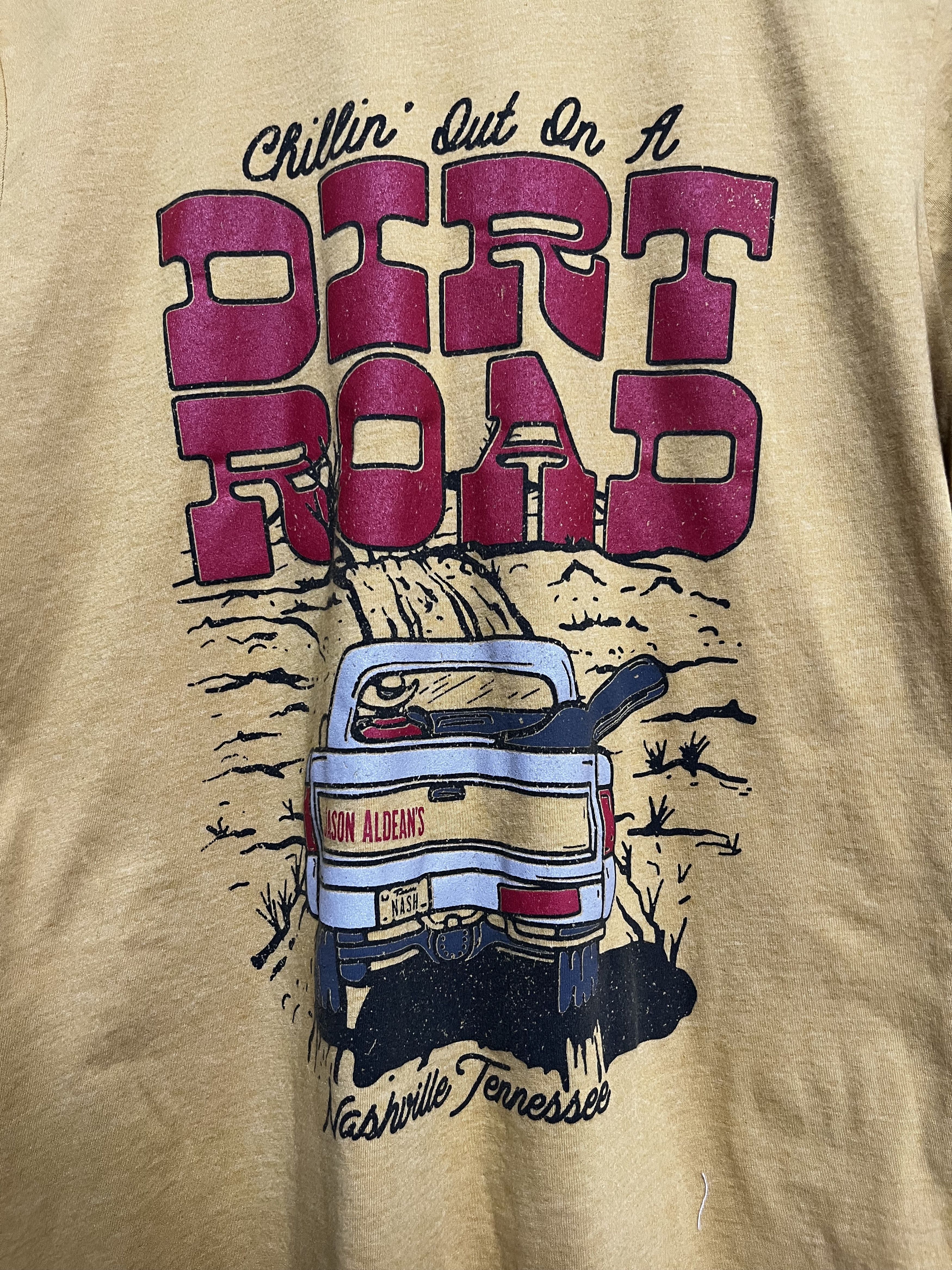 Canvas Jason Aldean "Chillin' Out on a Dirt Road" Mustard Yellow Size US L / EU 52-54 / 3 - 2 Thumbnail