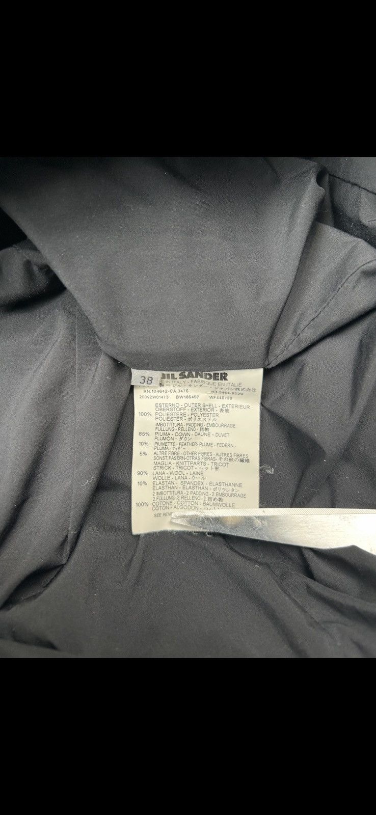 Jil Sander 2009 Jill Sander Down mix jacket Size ONE SIZE - 9 Thumbnail