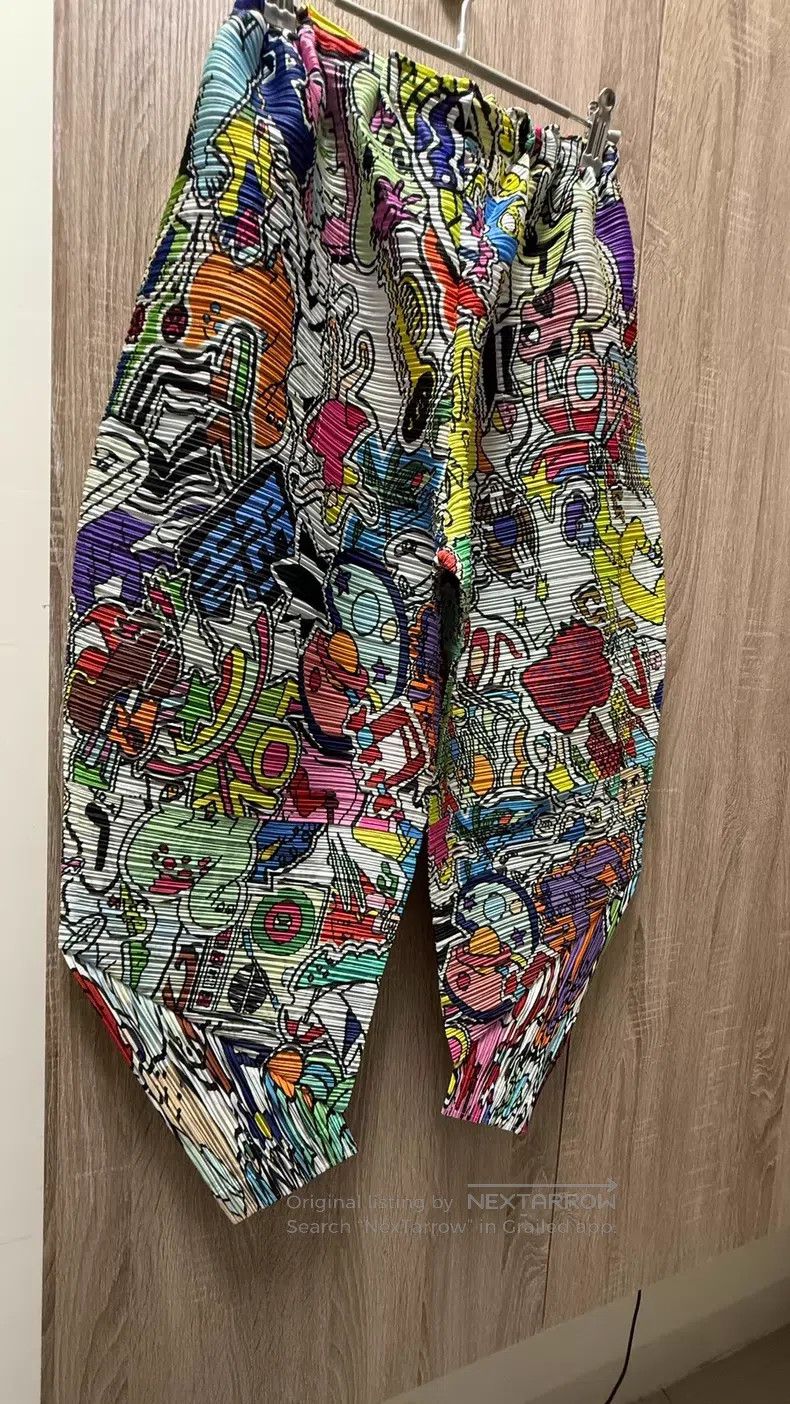 Issey Miyake Issey Miyake size:3 Color-block Pants Size 31" - 2 Thumbnail