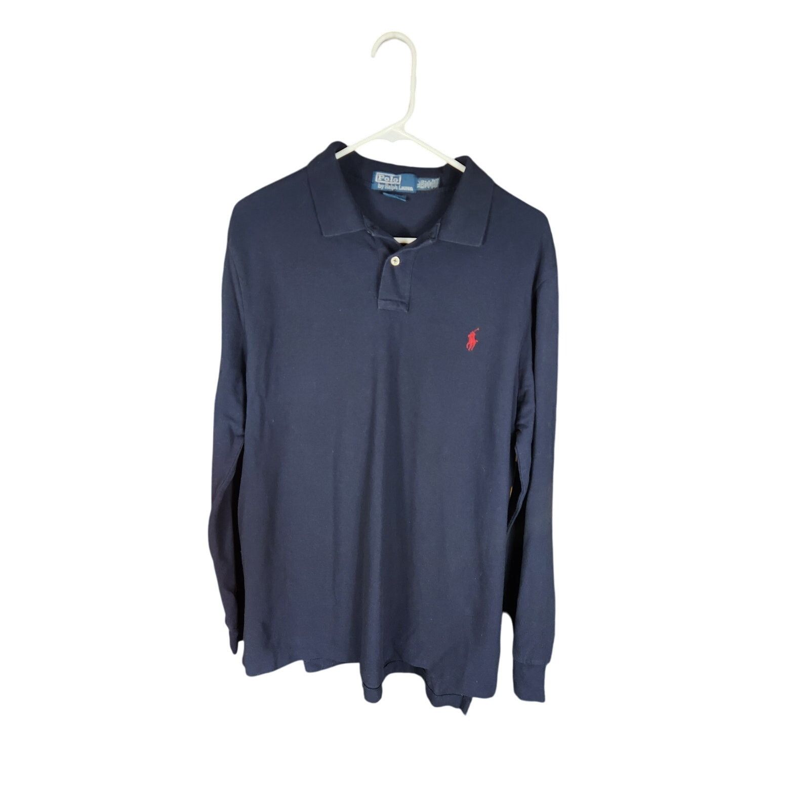 Polo Ralph Lauren Vintage Polo Ralph Lauren long sleeve polo men's XL Size US XL / EU 56 / 4 - 1 Thumbnail
