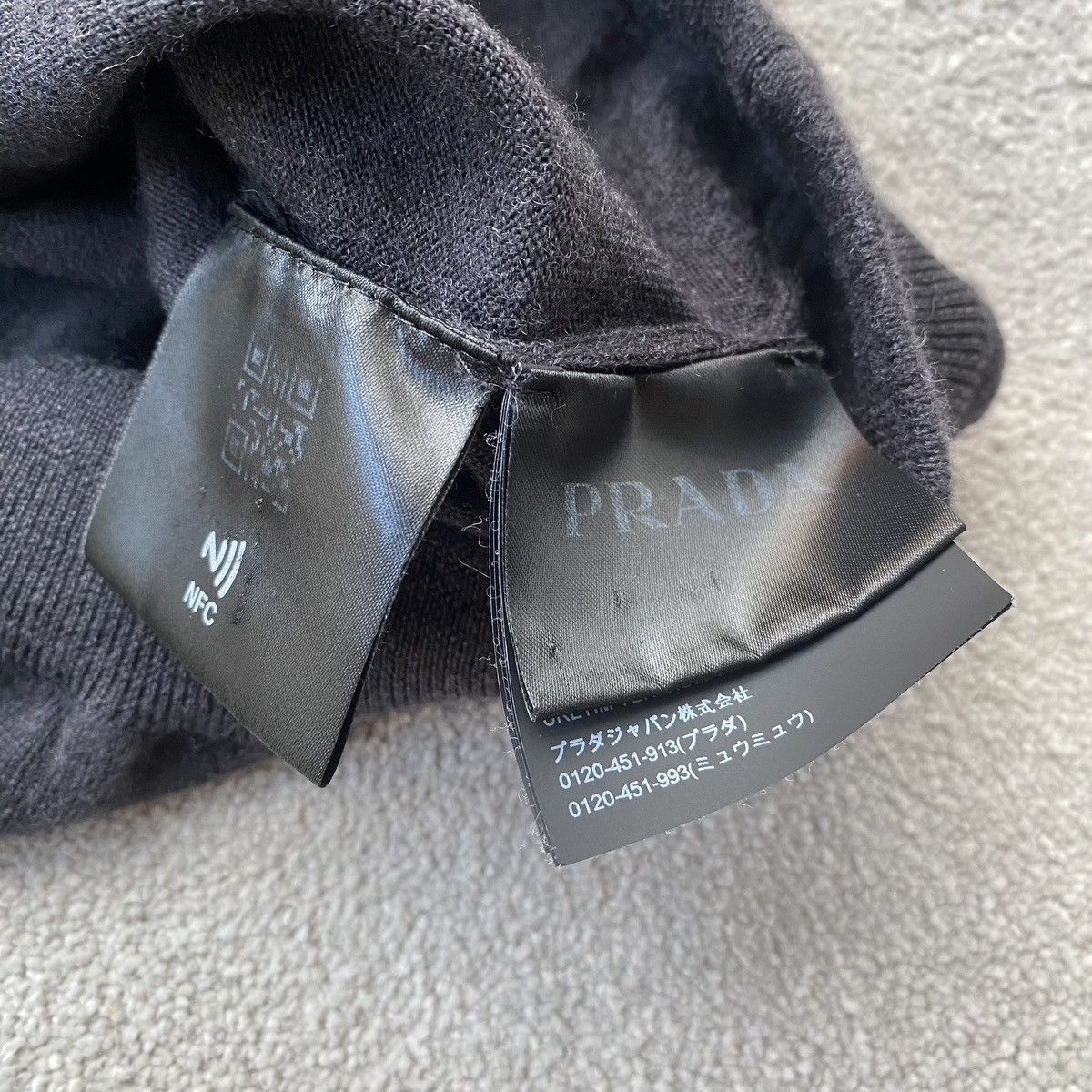 Prada Wool Zip Up