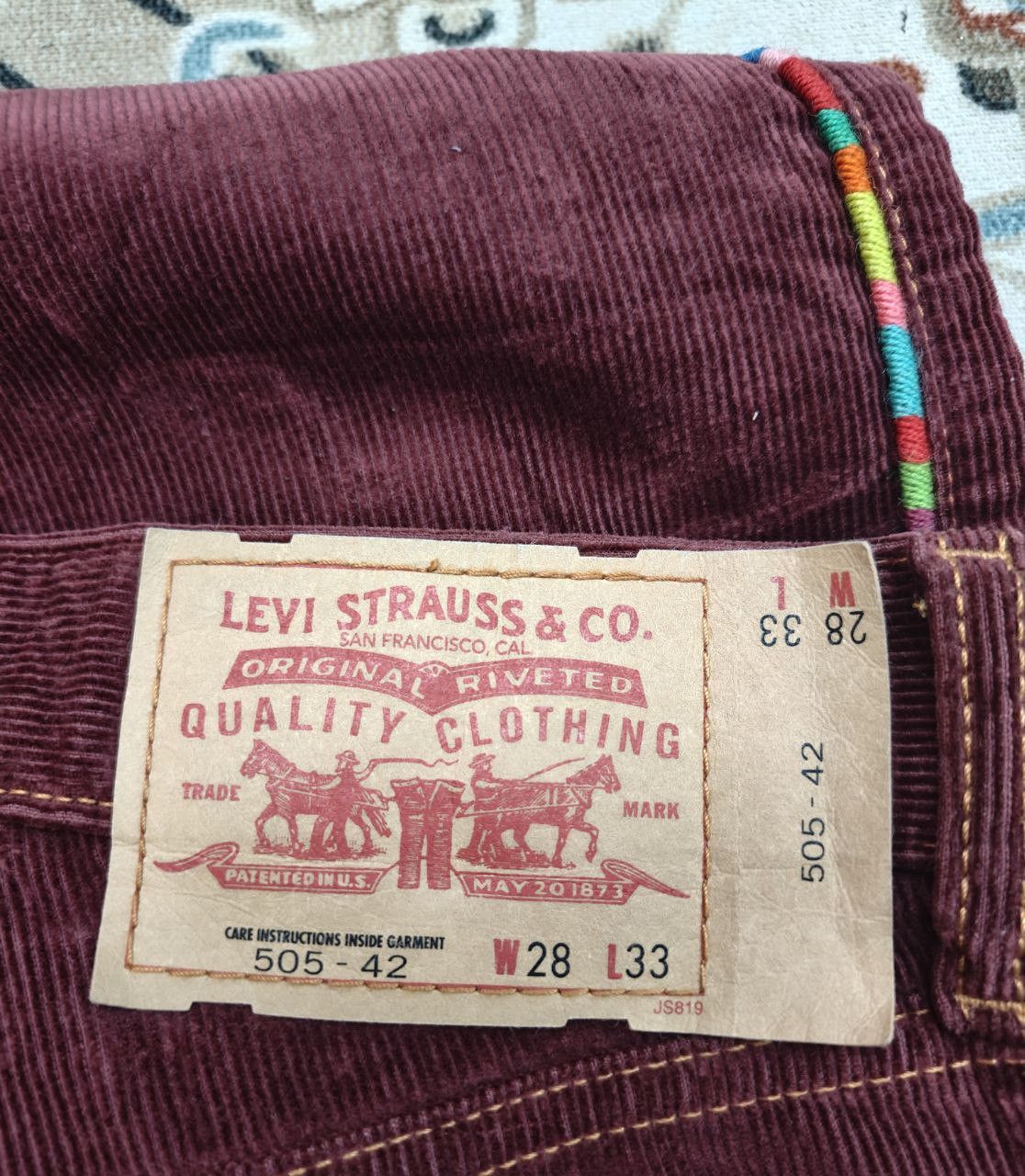 Levi's Vintage Clothing Vintage Levi's 505-42 Corduroy Pant Size US 26 / EU 42 - 5 Thumbnail
