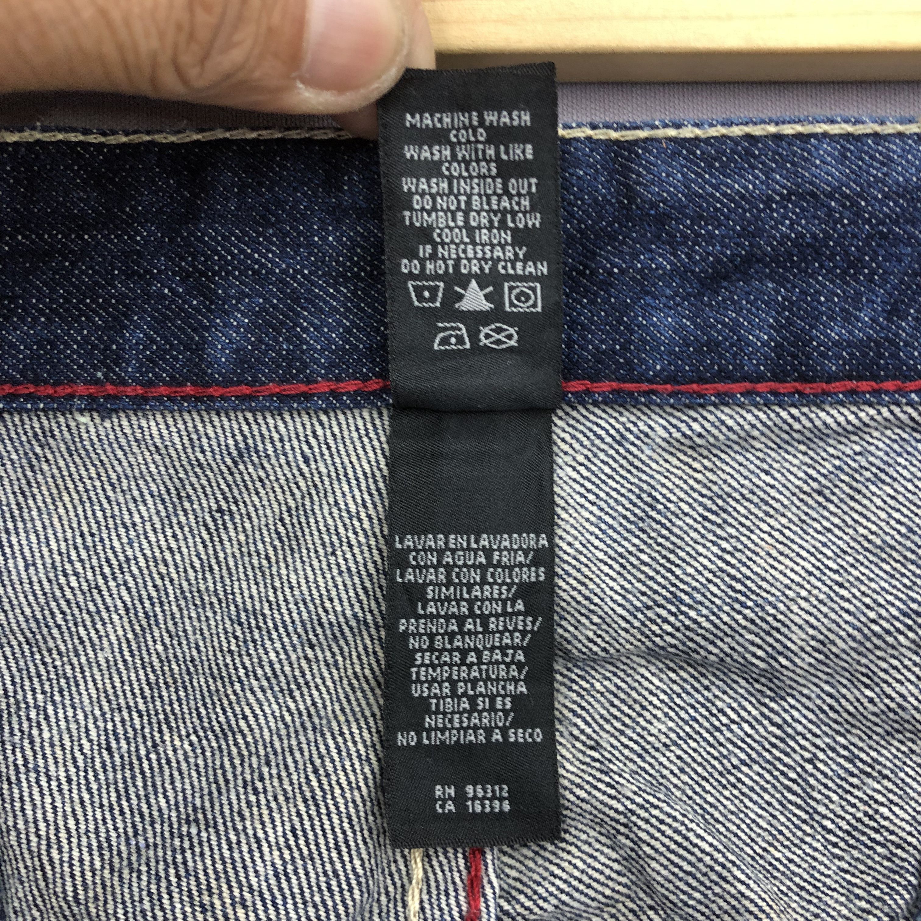 JNCO Crazy Y2K Southpole Style Baggy Japanese Skater Jeans Denim Size US 32 / EU 48 - 10 Thumbnail