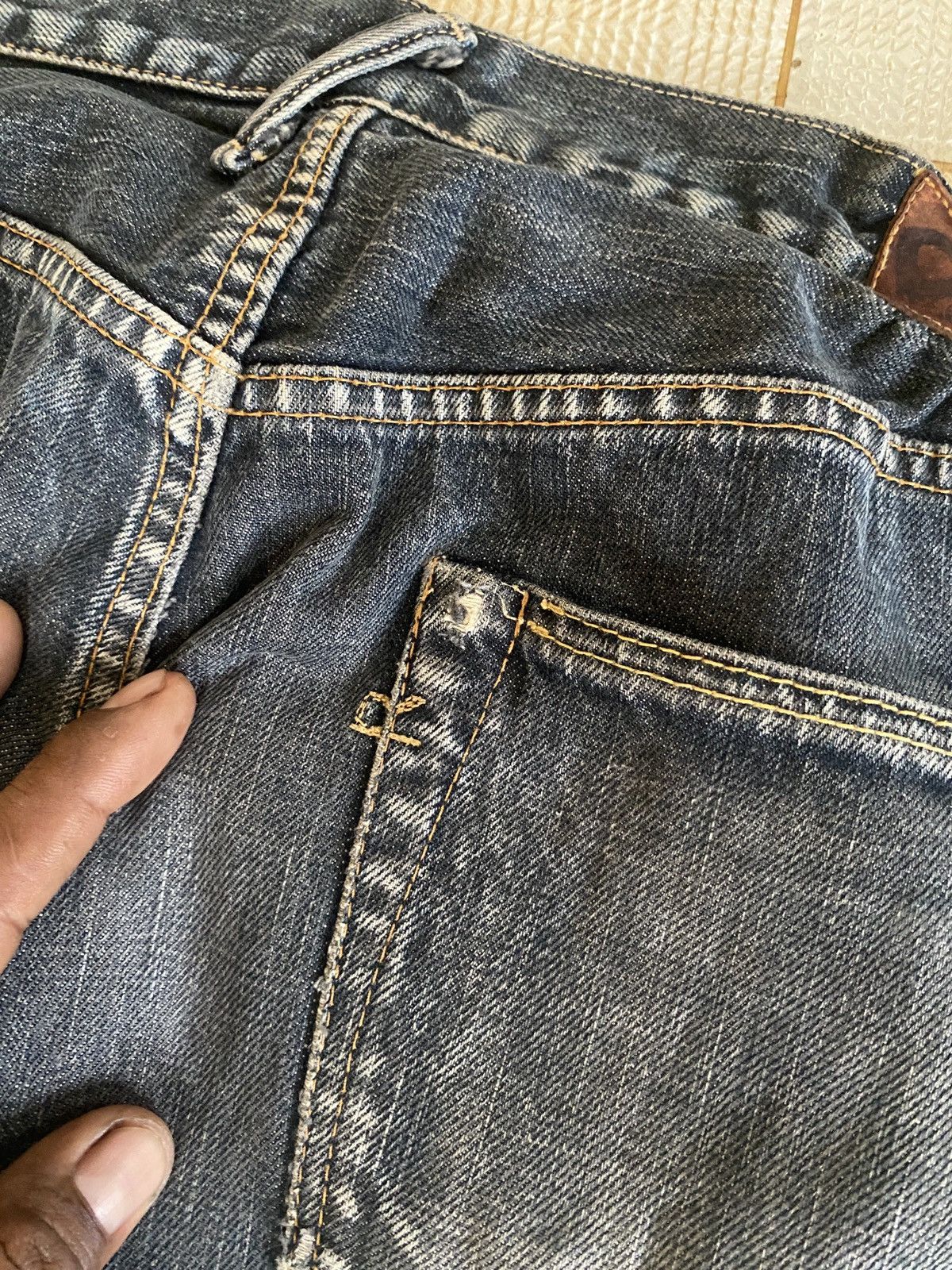 45rpm × If Six Was Nine × Vintage Vintage 45rpm selvedge denim Size US 31 - 13 Thumbnail