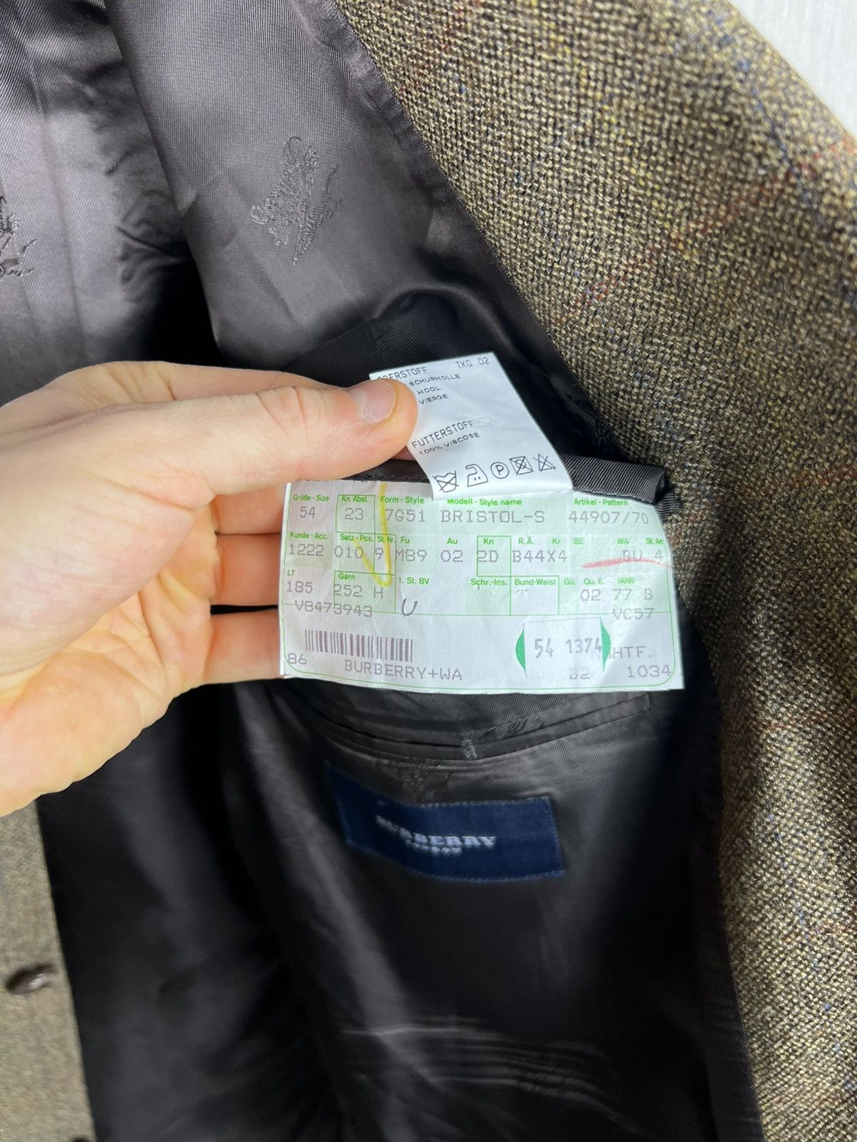 Burberry Vintage Burberry London wool bristol checked blazer jacket Size US L / EU 52-54 / 3 - 17 Thumbnail