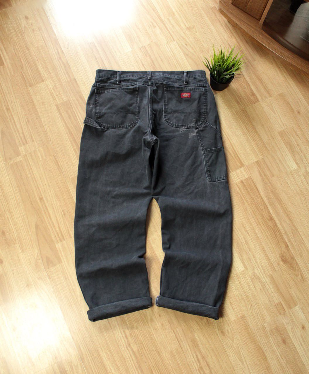Vintage 🔥 90s Dickies Vintage Y2K Baggy Work Cargo Pants Denim Size US 34 / EU 50 - 1 Thumbnail