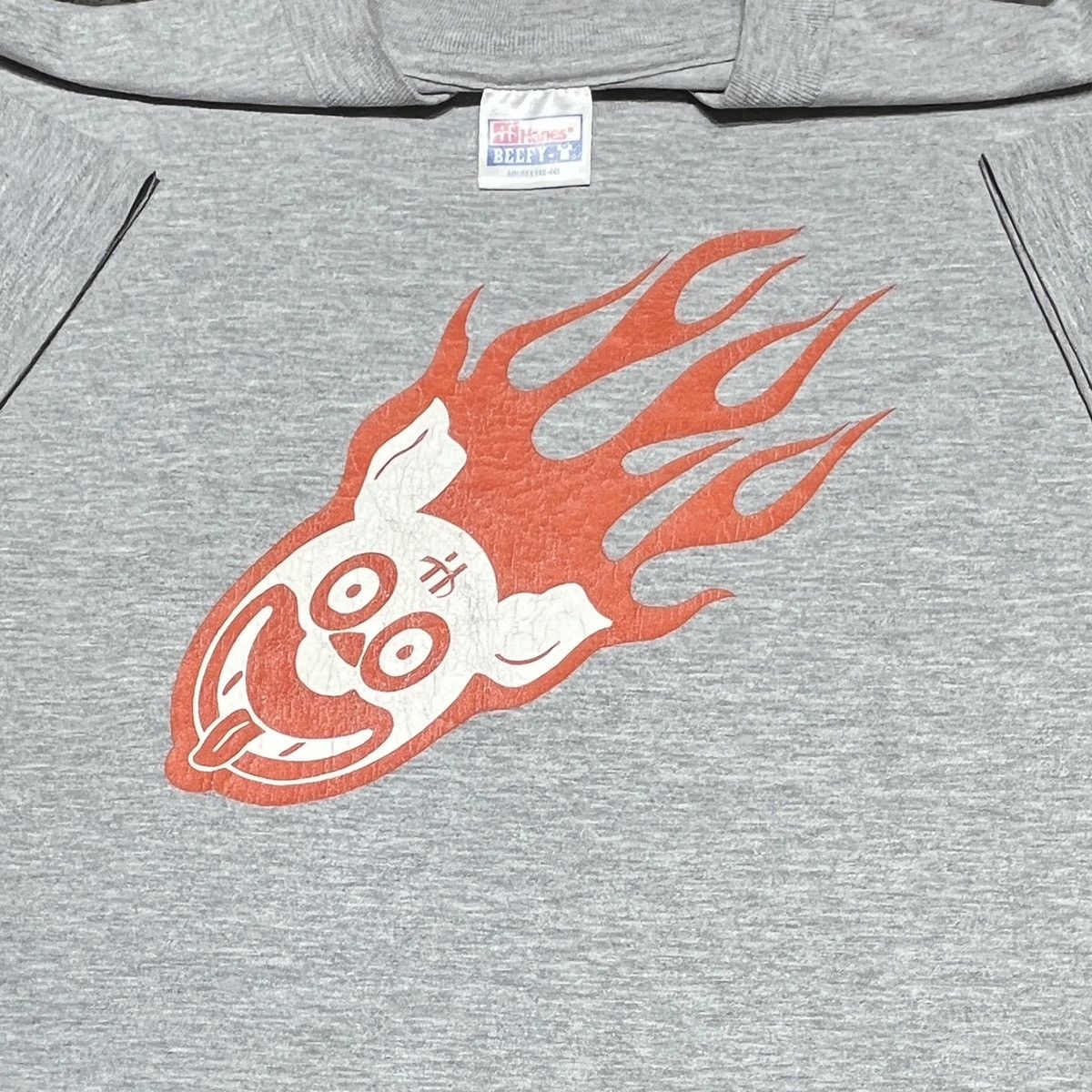 Flaming Dog Head Hanes Promo