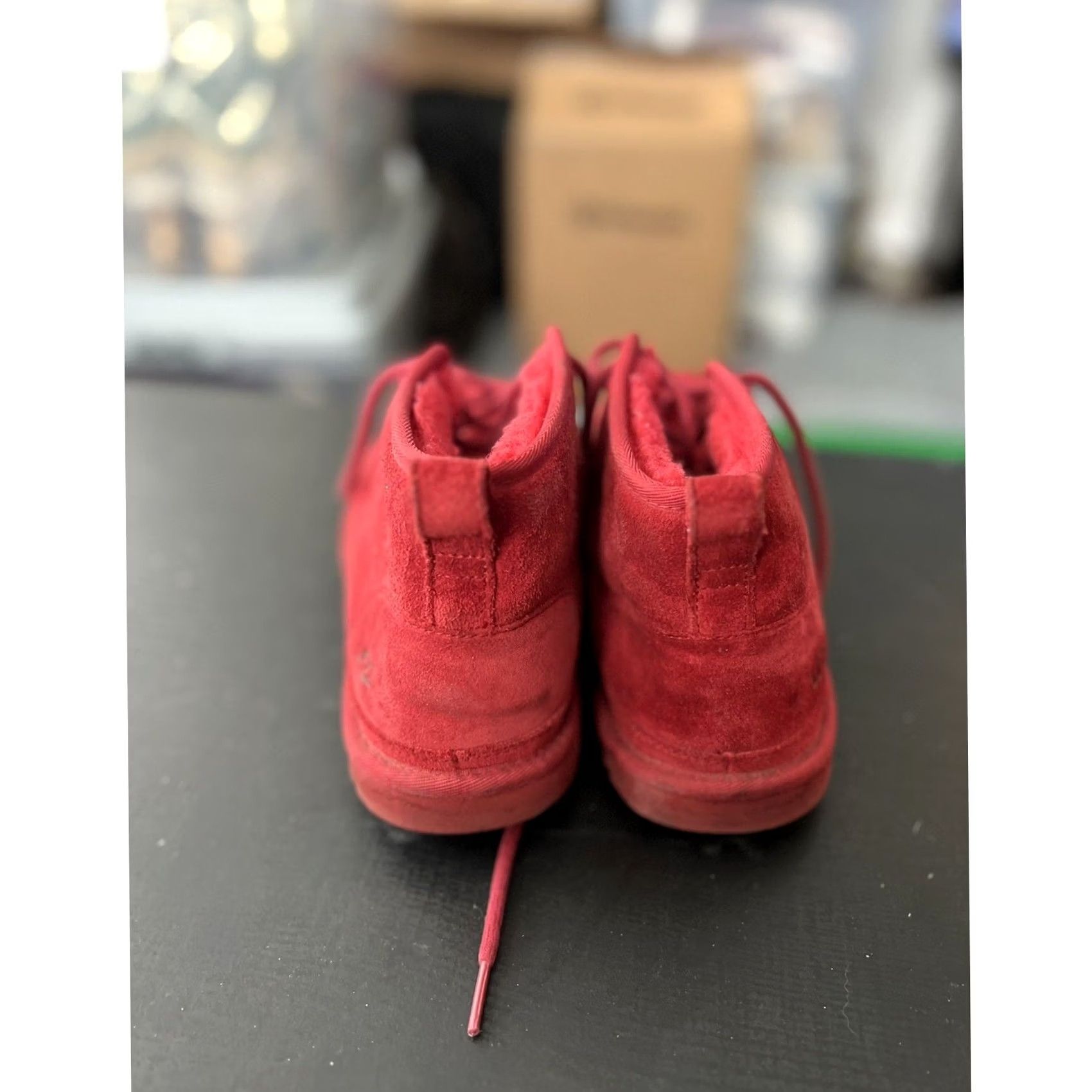 Ugg UGG Neumel Boots Men Chukka Suede Red 9 US Size 9 Size US 9 / EU 42 - 4 Thumbnail