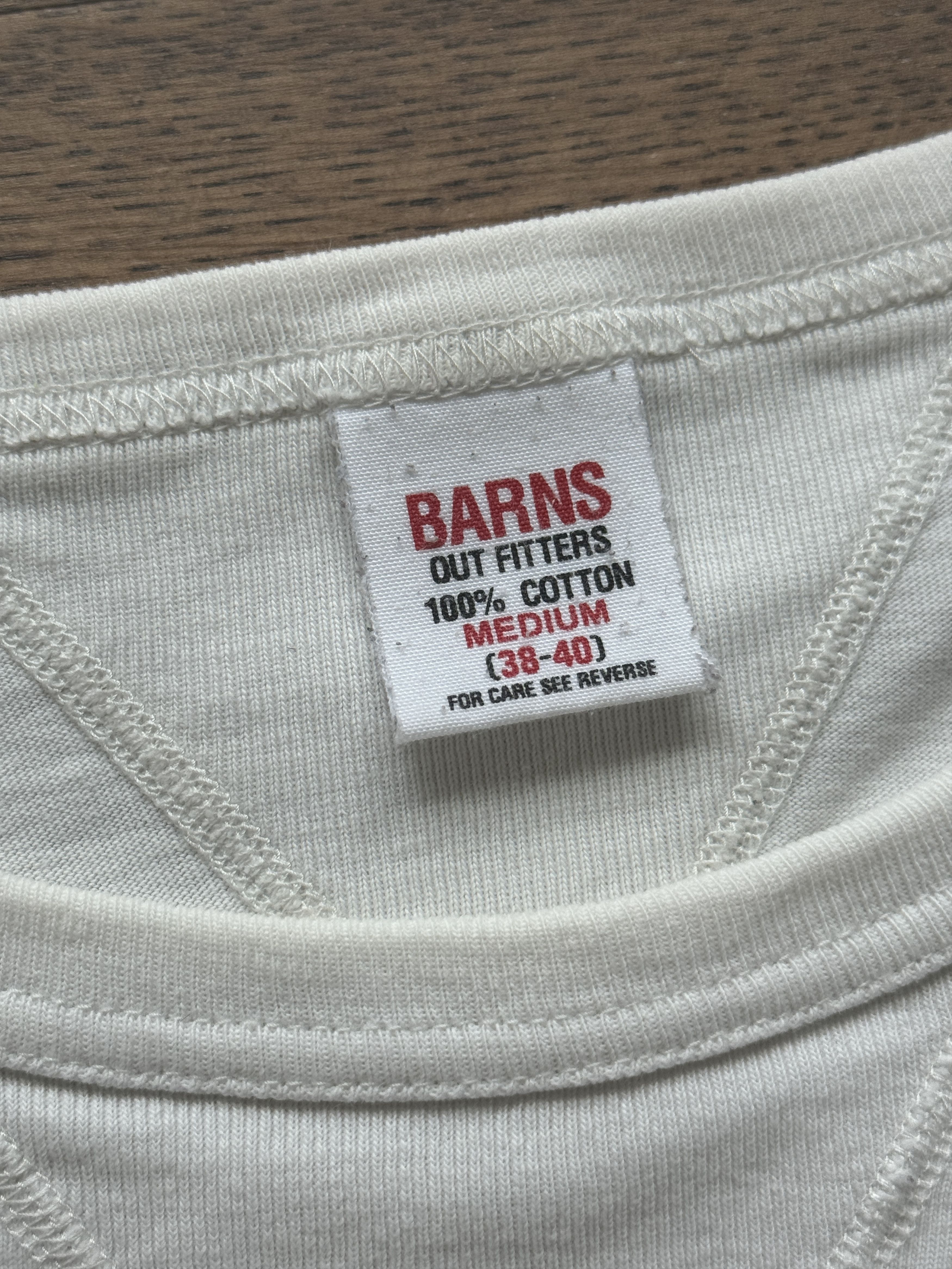 BARNS OUTFITTERS Barns Japan Mens Double V Gusset COZUN Long Sleeve T Shirt Size US M / EU 48-50 / 2 - 4 Thumbnail