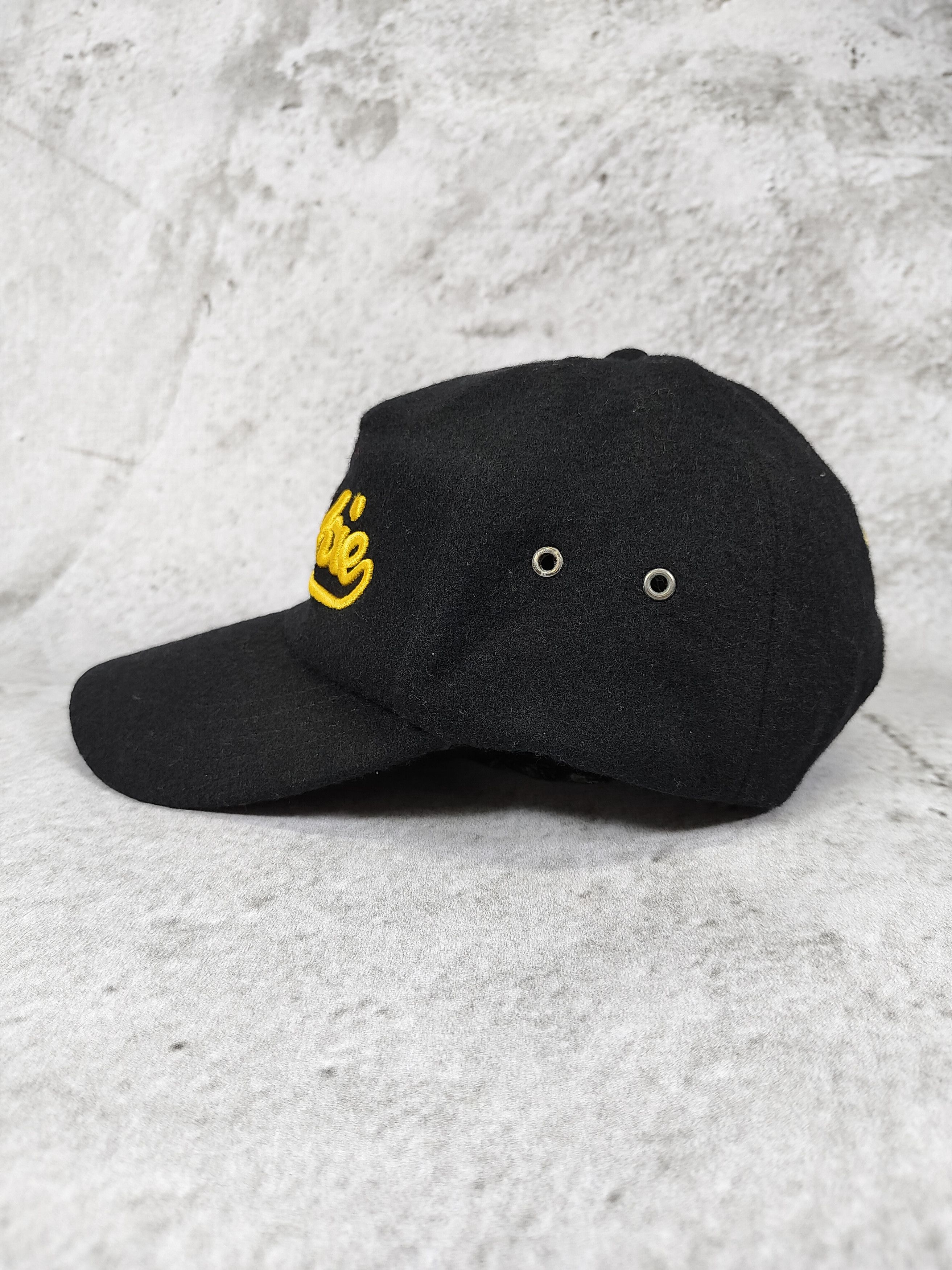 Frankie Morello 00s Frankie Morello-Archive Script Logo Embroidered Wool Cap Size ONE SIZE - 4 Thumbnail