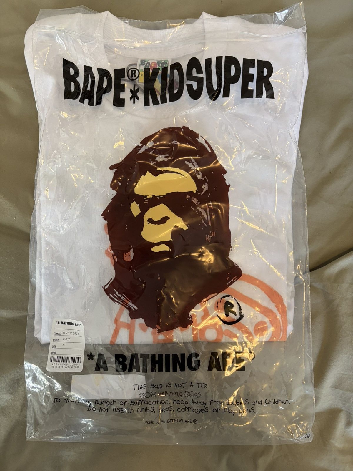 Bape BAPE x KidSuper Custom 1/1 Tee T Shirt Cereal Box Size US M / EU 48-50 / 2 - 21 Thumbnail
