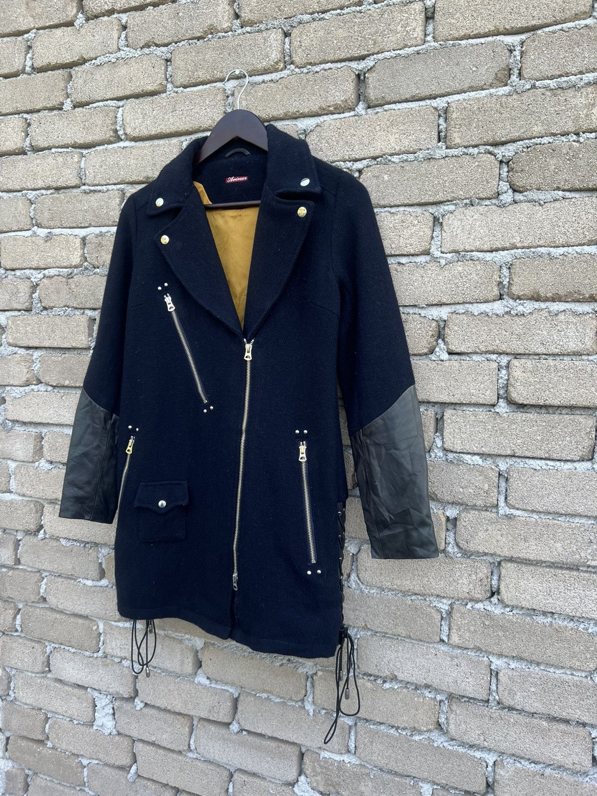 Avirex Avirex Double Collar Multizipper Long Jacket Size M / US 6-8 / IT 42-44 - 4 Thumbnail