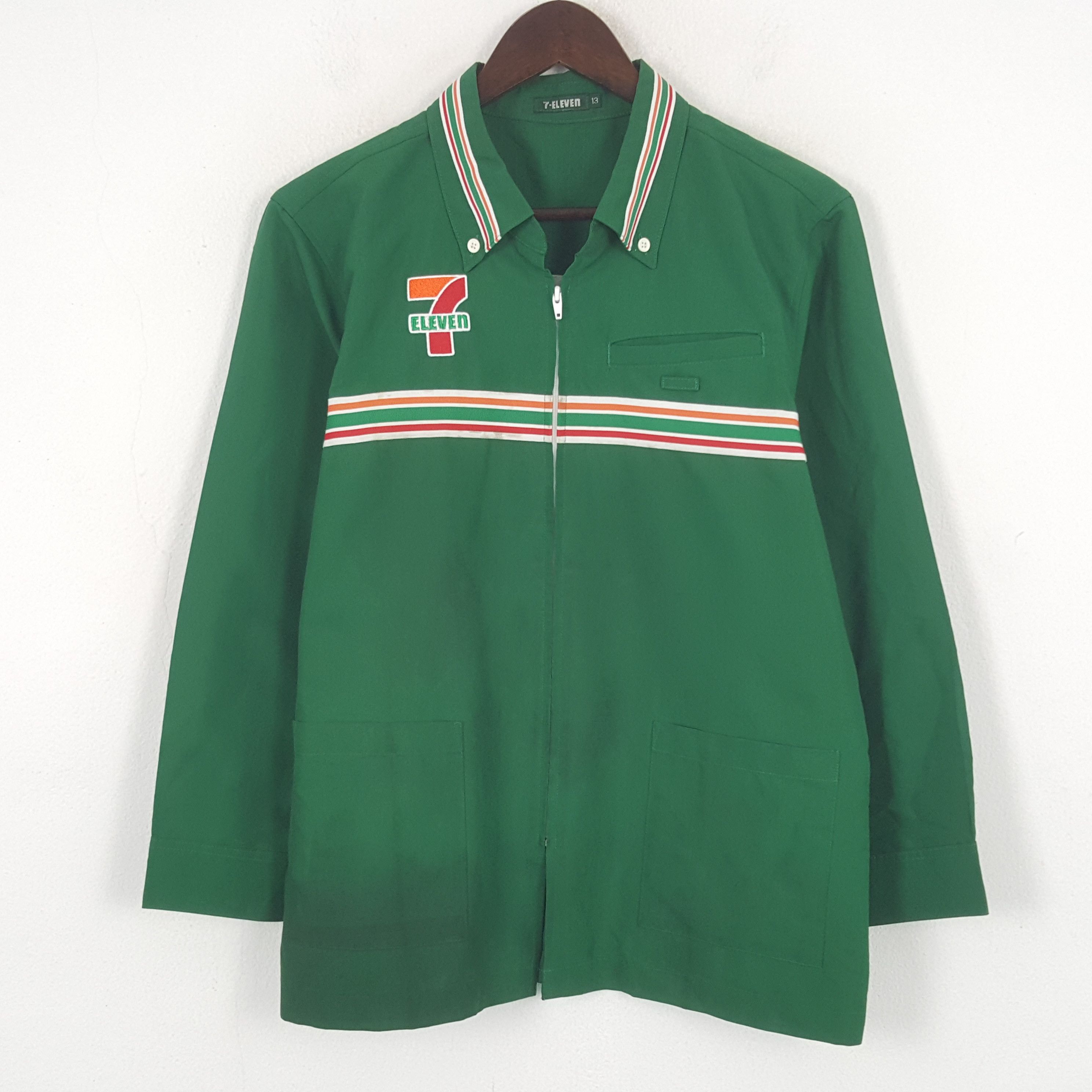 Japanese Brand × Vintage Vintage 7 Eleven Embroidery Logo Worker Jacket Size US M / EU 48-50 / 2 - 3 Thumbnail