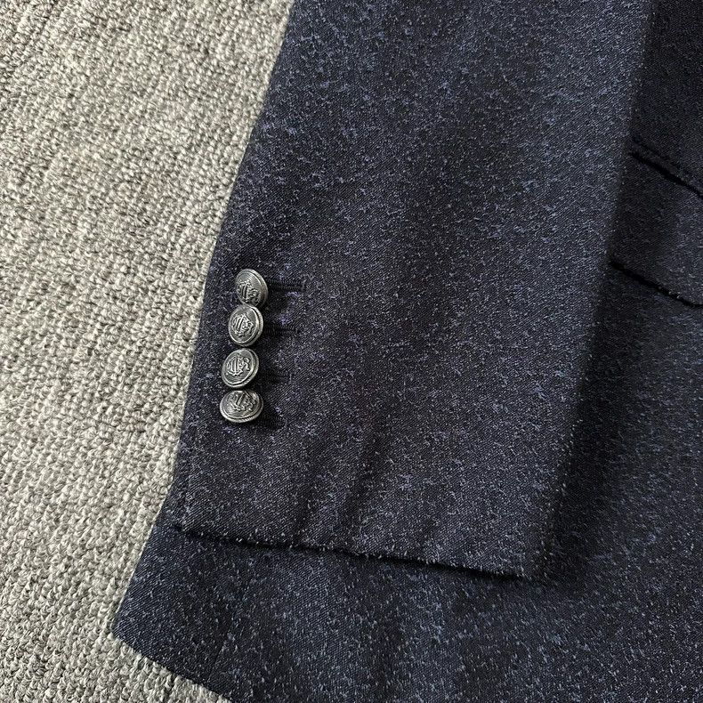 Dior Dior Blue woven wool suit 2501-Nextarrow Size 50R - 3 Thumbnail