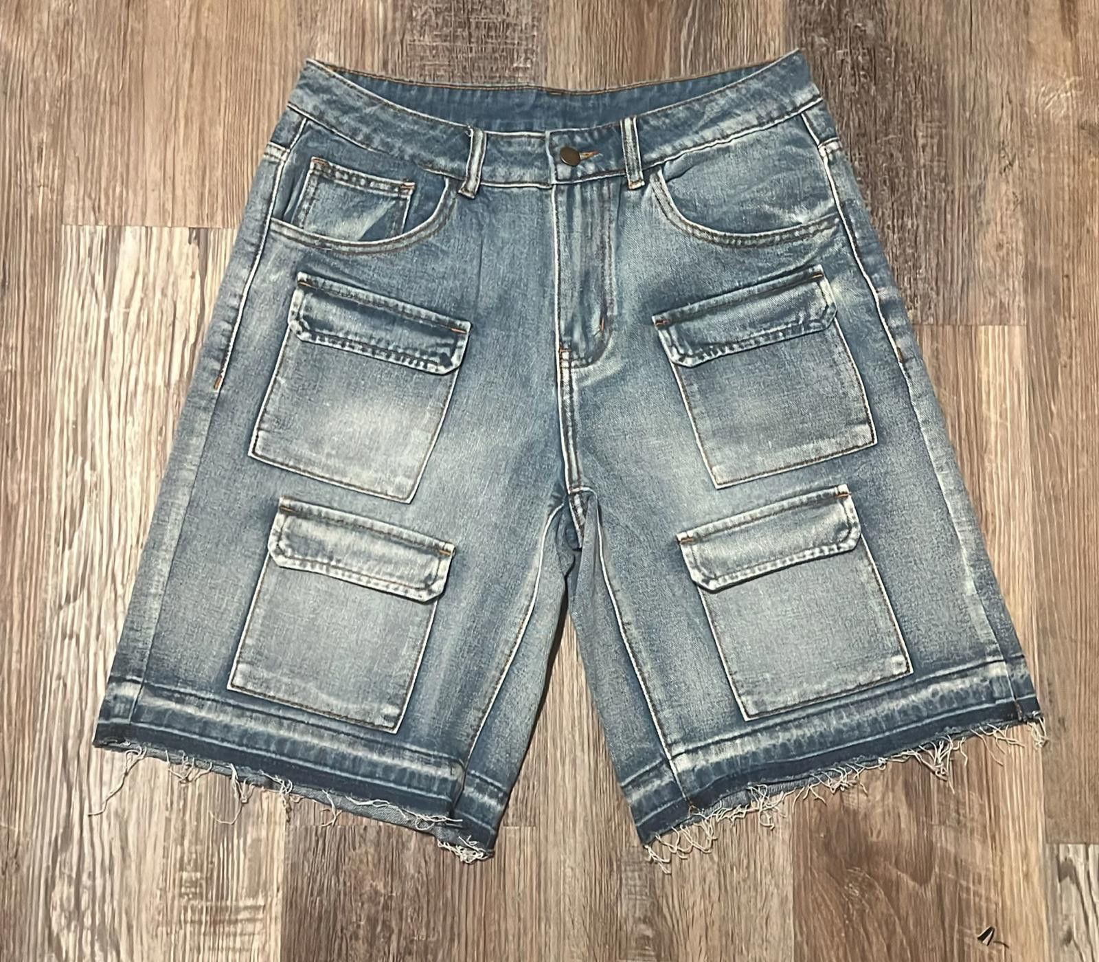 Designer E#6146-S-cotton 100%, super soft & comfy, graphic shorts Size US 30 / EU 46 - 1 Thumbnail