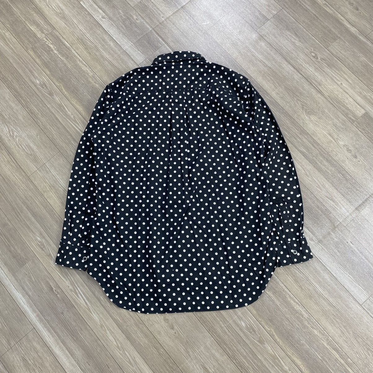 Comme des Garcons Homme 🇯🇵 AD2008 Comme des Garcons Homme CDG Polkadot Black Shirt Size US M / EU 48-50 / 2 - 13 Thumbnail