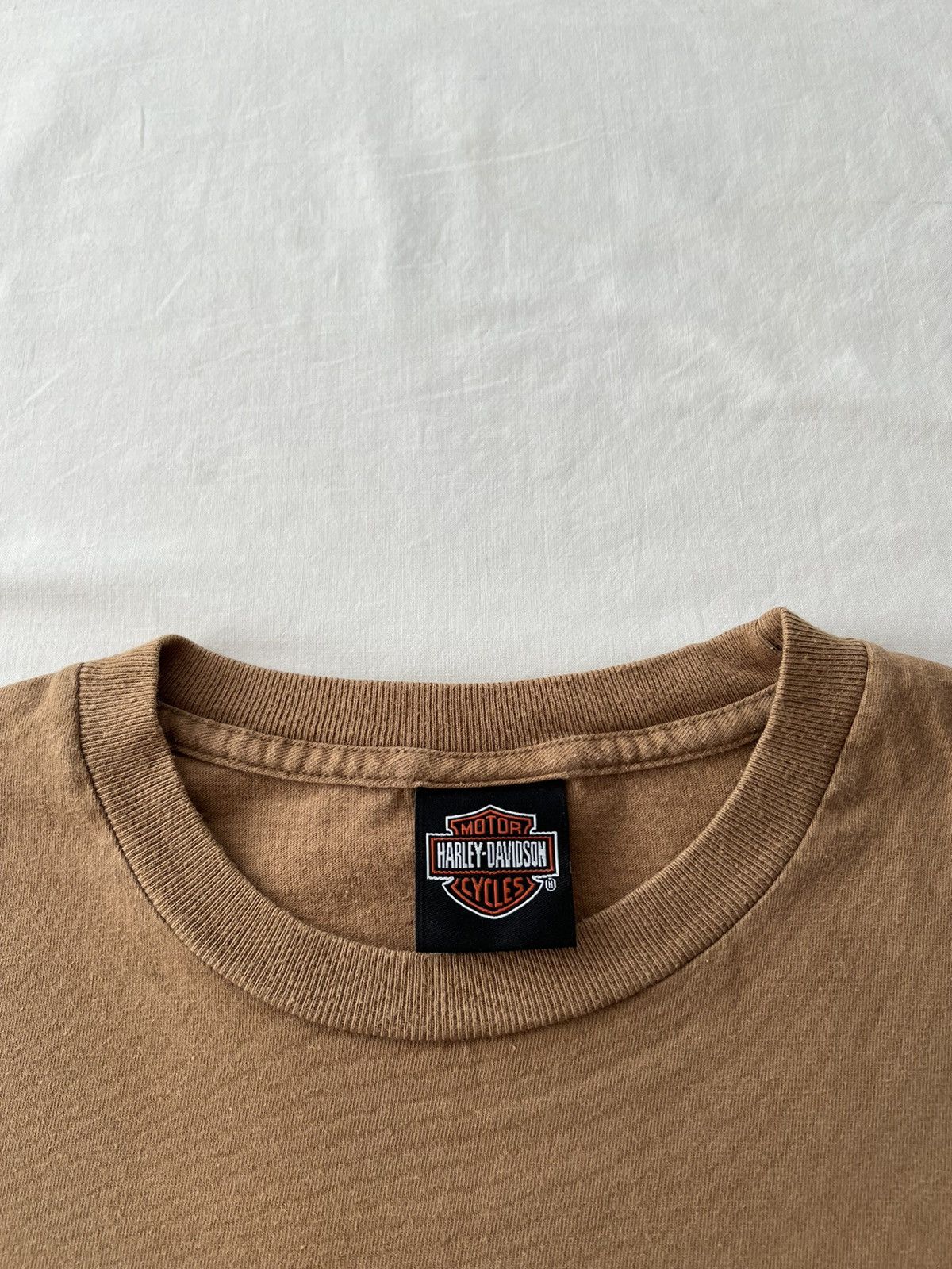 Harley Davidson Vintage 2000s Harley Davidson Eagle Orlando Florida USA Tee Size US M / EU 48-50 / 2 - 9 Thumbnail