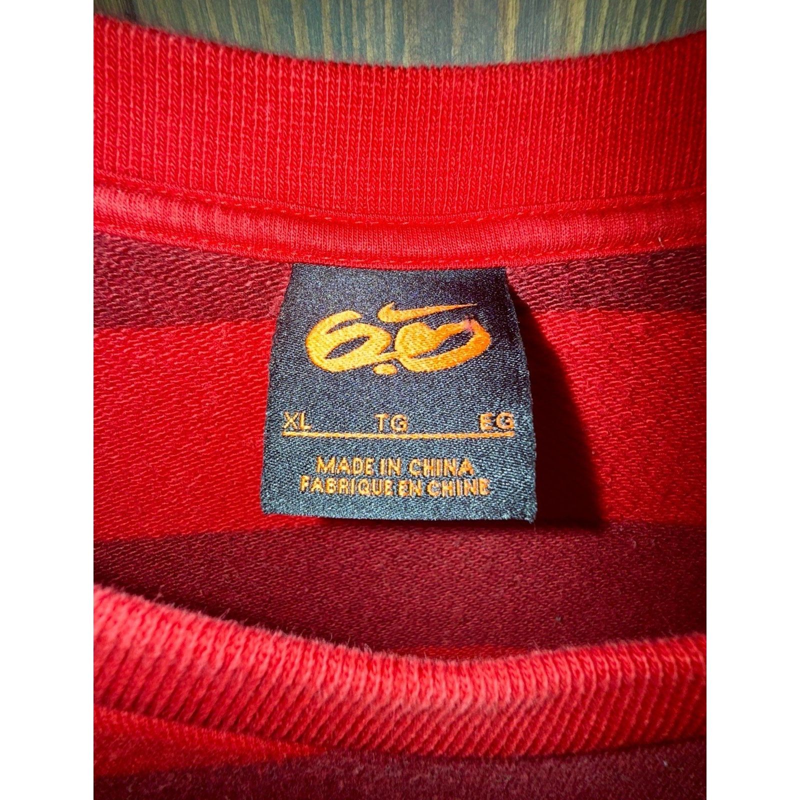 Nike Nike 6.0 Red Striped Crew Neck Sweatshirt Men's Sz XL Grunge Size US XL / EU 56 / 4 - 5 Thumbnail