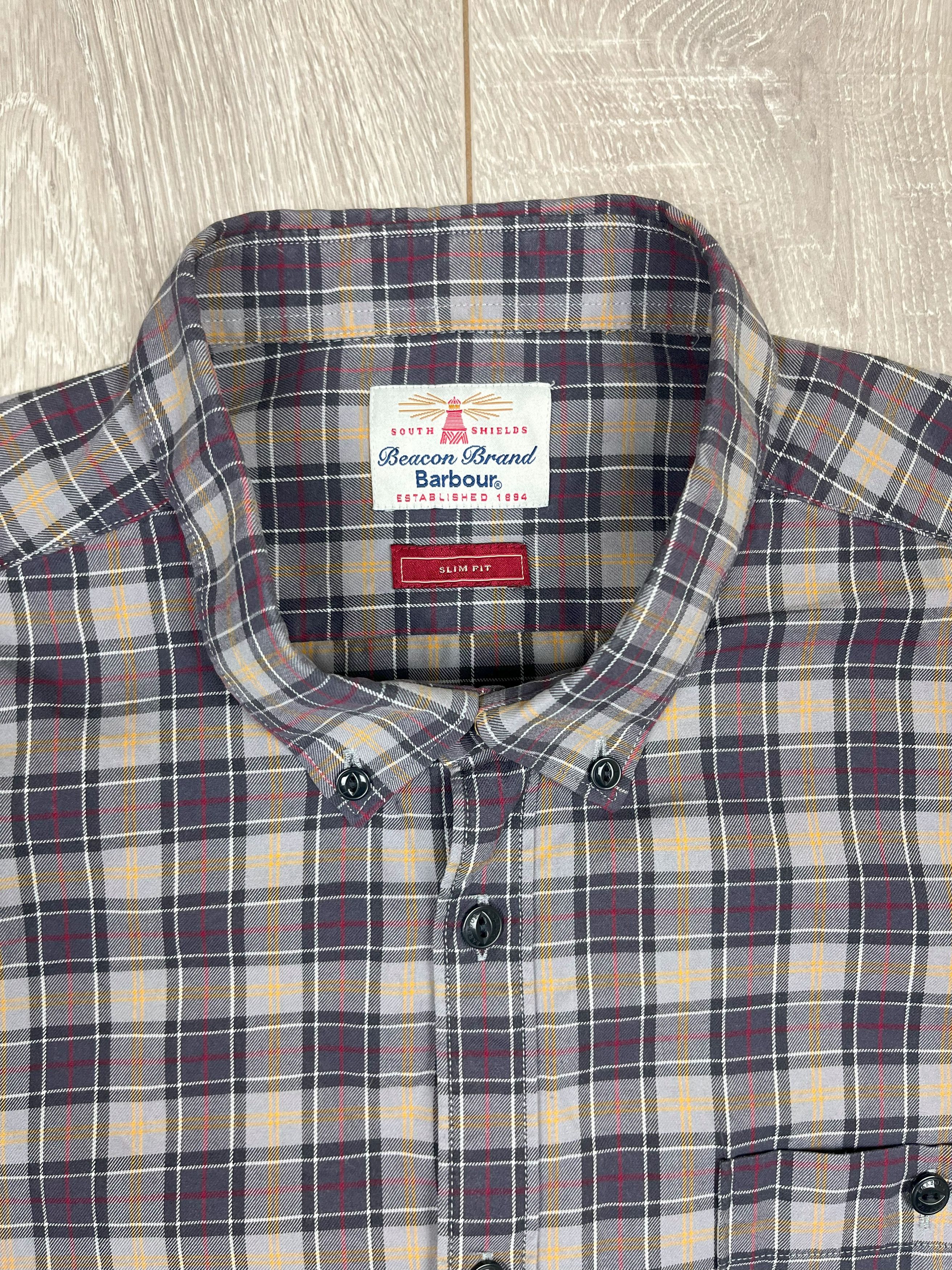 Barbour Barbour Checkered Shirt Slim Fit Size XL Size US XL / EU 56 / 4 - 7 Thumbnail