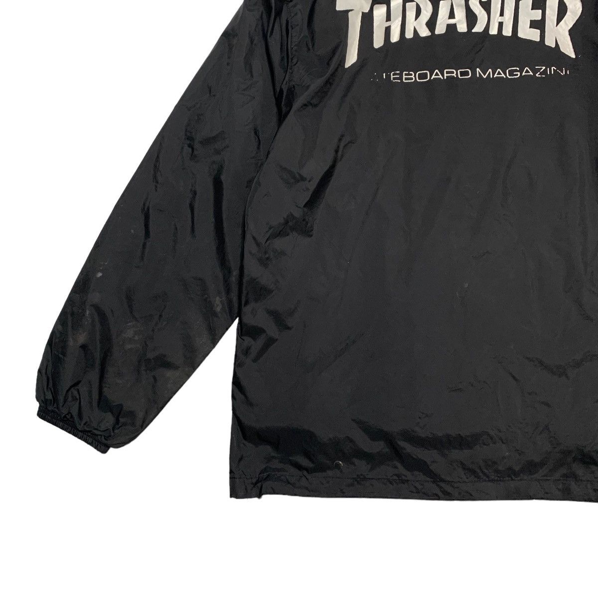 Thrasher Thrasher Skateboard Magazine Big Logo Nylon Jacket Size US M / EU 48-50 / 2 - 2 Thumbnail