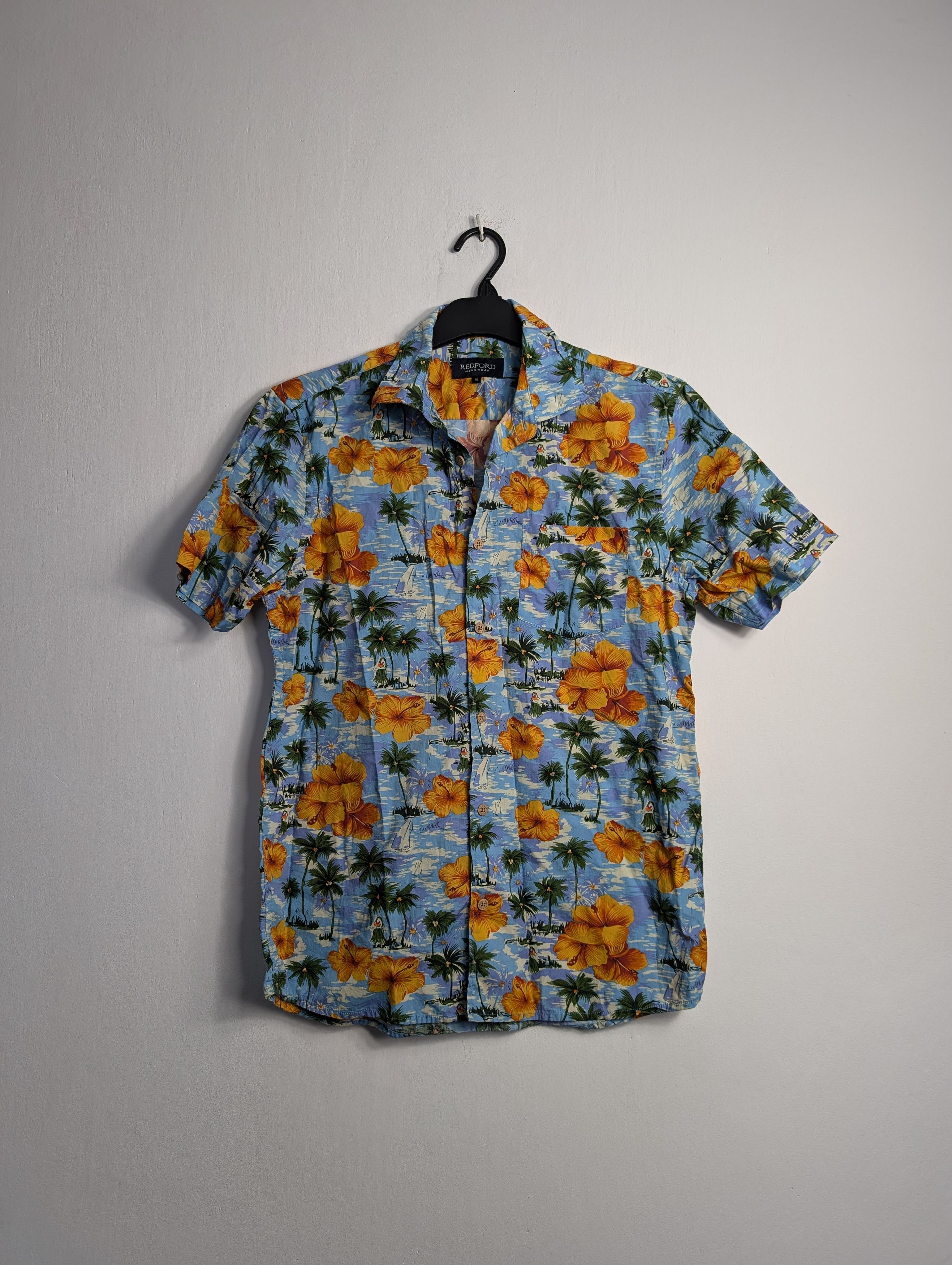Vintage Vintage Y2K Hawaiian Shirt - Summer Floral Palm Tree Print Size US M / EU 48-50 / 2 - 1 Thumbnail