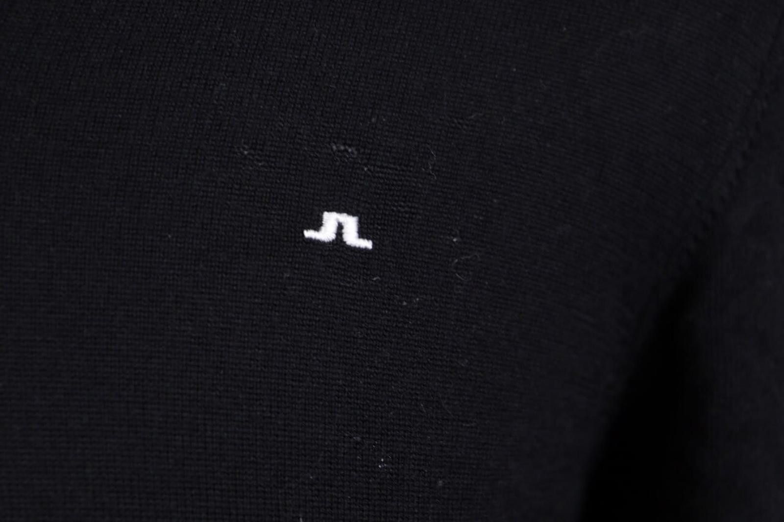 J.Lindeberg J.Lindeberg Black Merino Wool Knit Sweater Size 4 / M Size US M / EU 48-50 / 2 - 4 Thumbnail