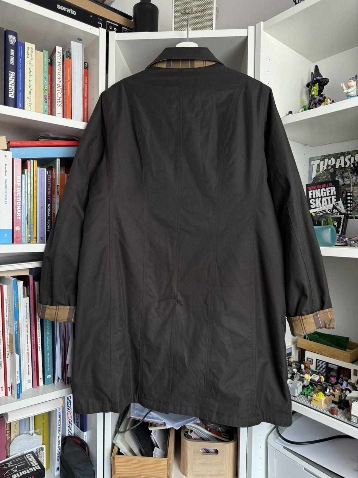 Barbour × Designer VIntage Barbour waxed waterproof twill belsay jacket M y2k Size US M / EU 48-50 / 2 - 3 Thumbnail