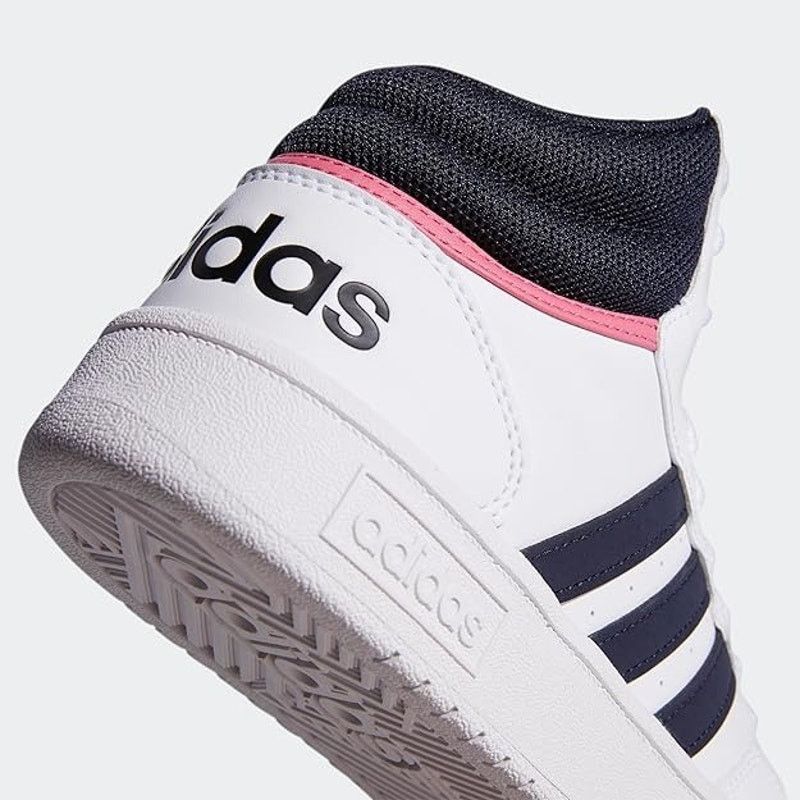 Adidas Adidas Hoops 3.0 Cloud White Legend Ink Mid Sneakers Size US 9 / IT 39 - 8 Thumbnail