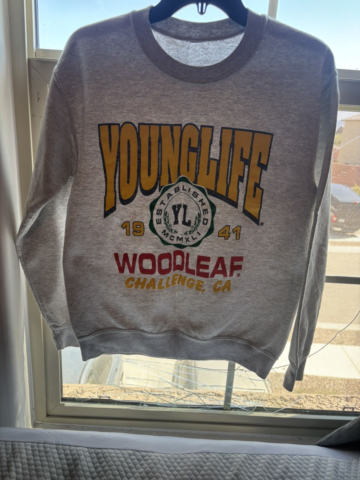 Designer × Vintage Vintage grey graphic Younglife crewneck Woodleaf California Size US S / EU 44-46 / 1 - 2 Thumbnail