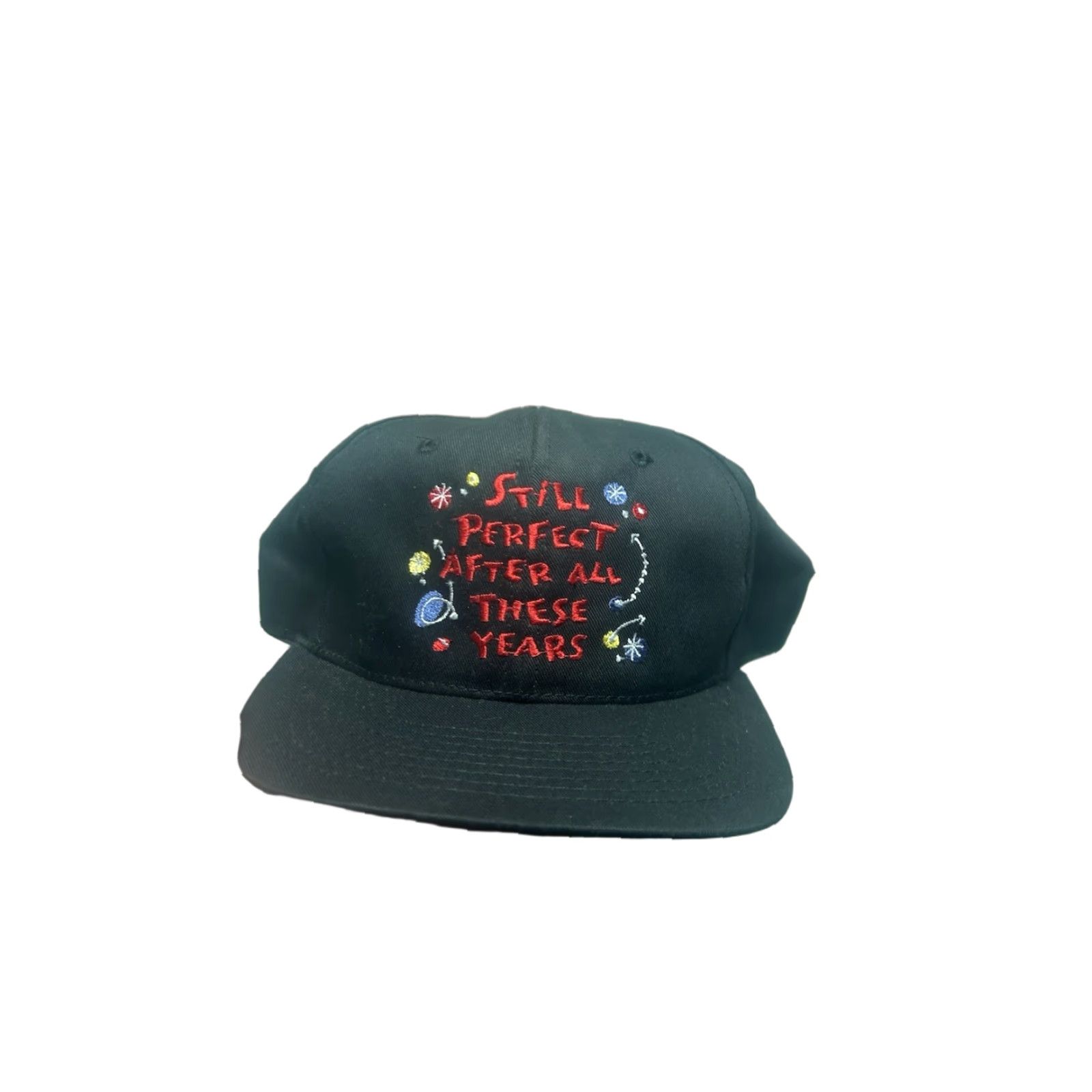 Vintage VINTAGE Unbranded SnapBack Hat Cap Black Adjustable Men Size ONE SIZE - 1 Thumbnail