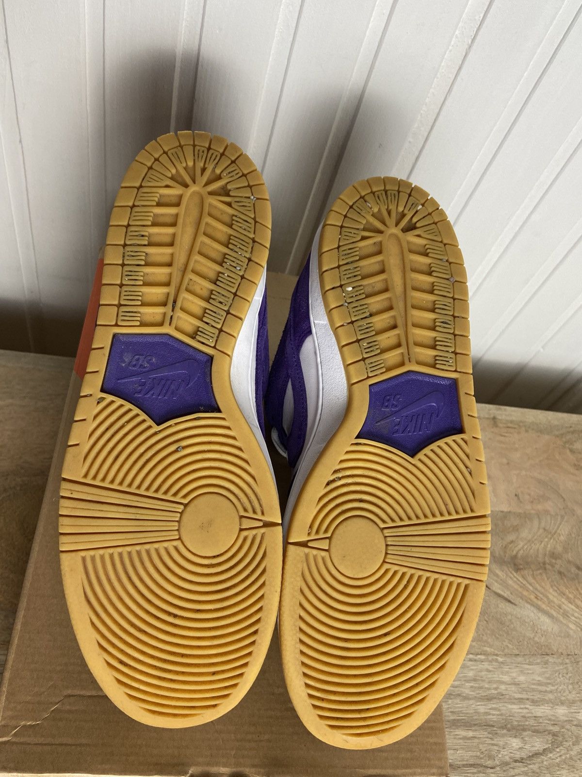 Nike Used Nike Sb Dunk Low Pro Iso Orange Label Purple Size 10US Size US 10 / EU 43 - 11 Thumbnail