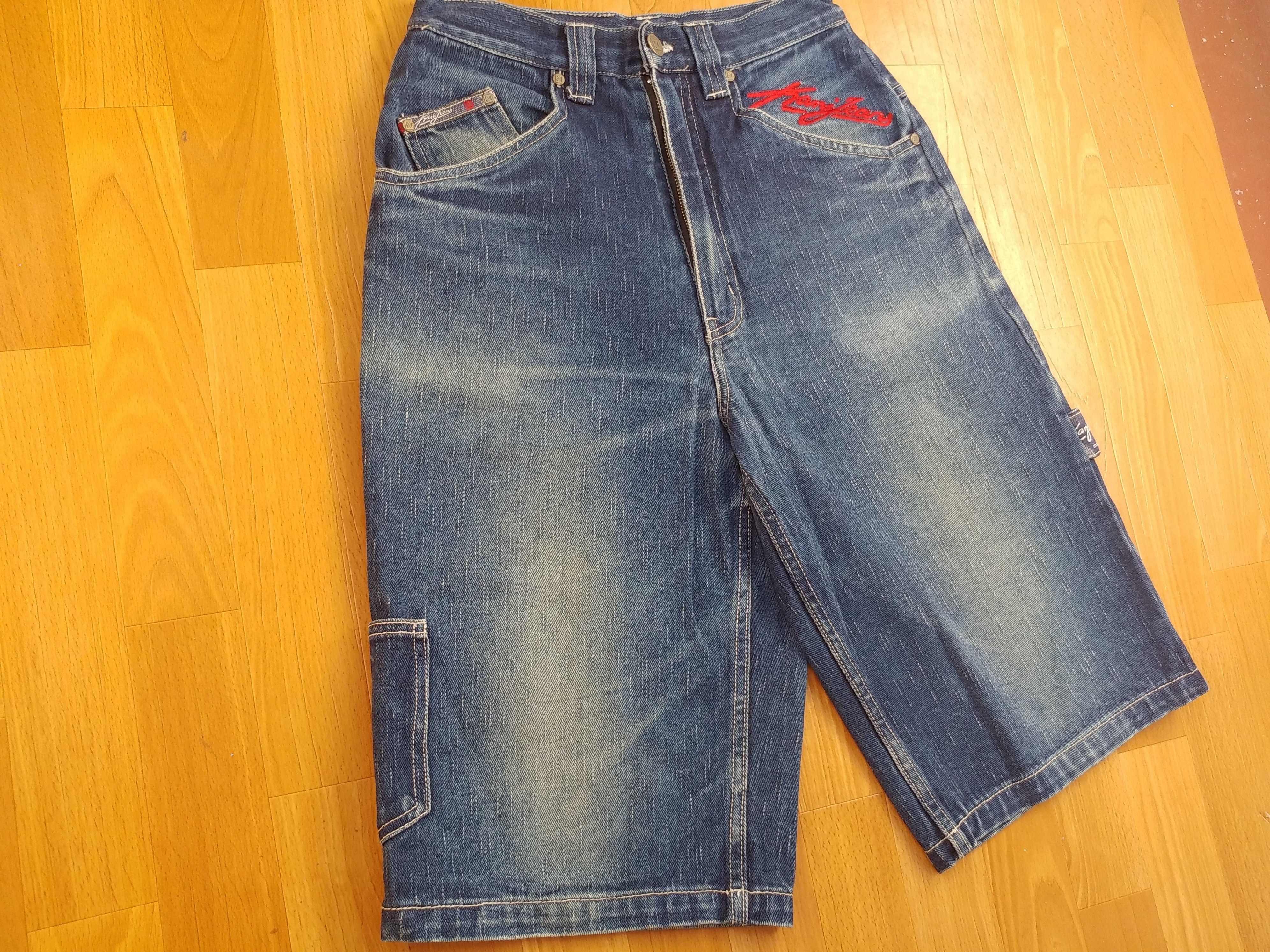 Karl Kani KARL KANI shorts, vintage hip hop baggy jeans, 90s size W 26 Size US 26 / EU 42 - 7 Thumbnail