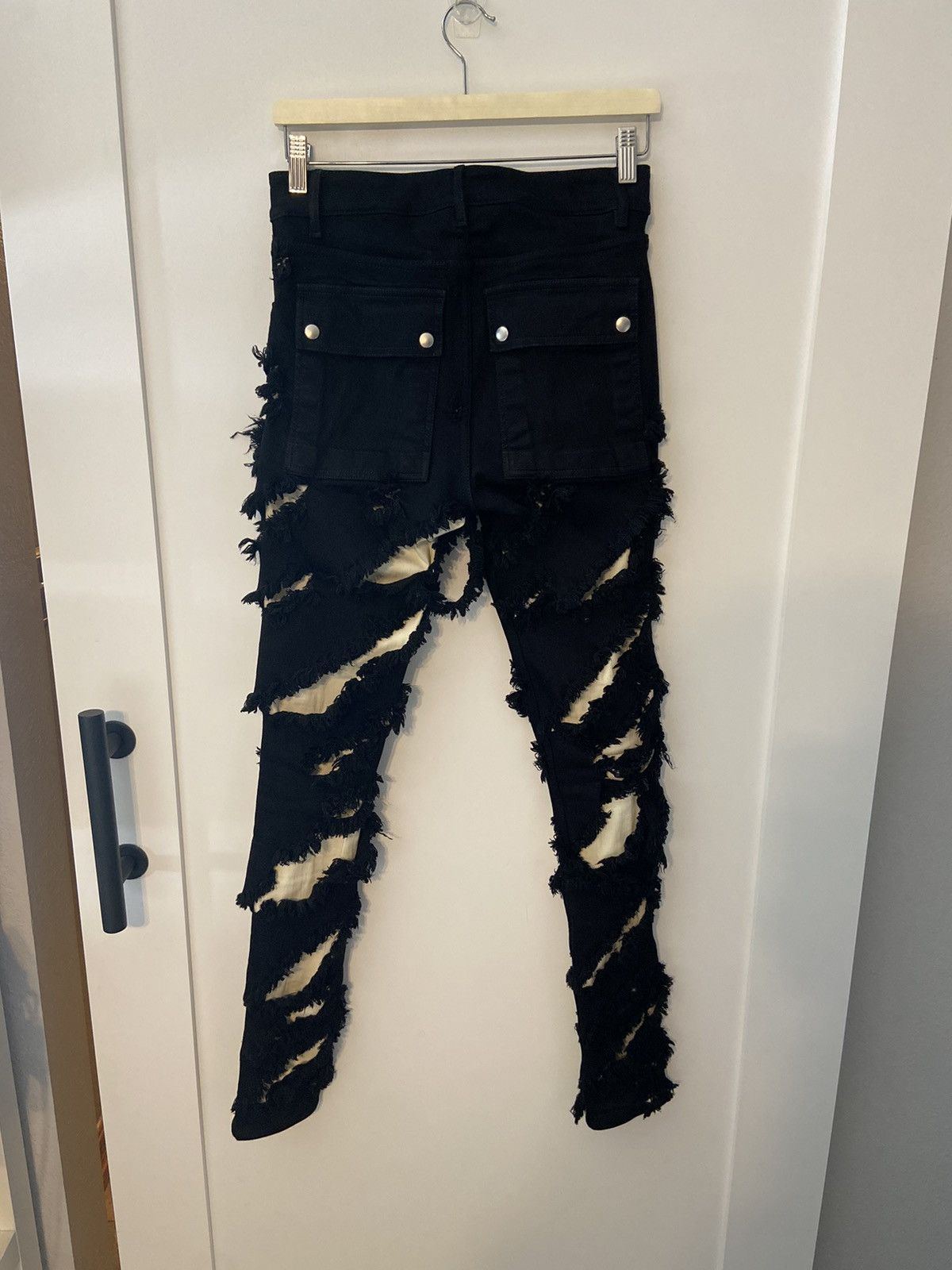 Rick Owens Rick Owens FW21 Gethsemane Runway Tyrone Slashed jeans Size US 28 / EU 44 - 9 Thumbnail