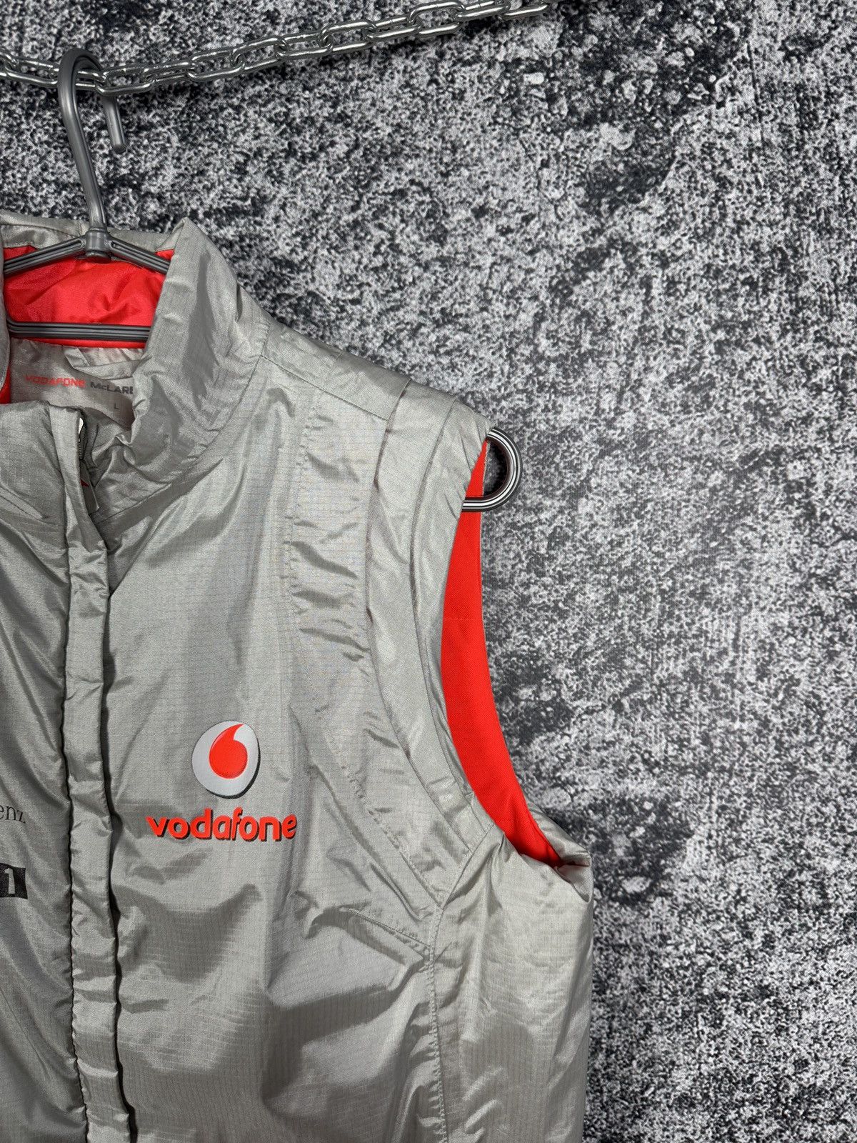 Formula 1 Mclaren Vodafone Mercedes F1 Racing Full Zip Vest Size L Size L / US 10 / IT 46 - 3 Thumbnail