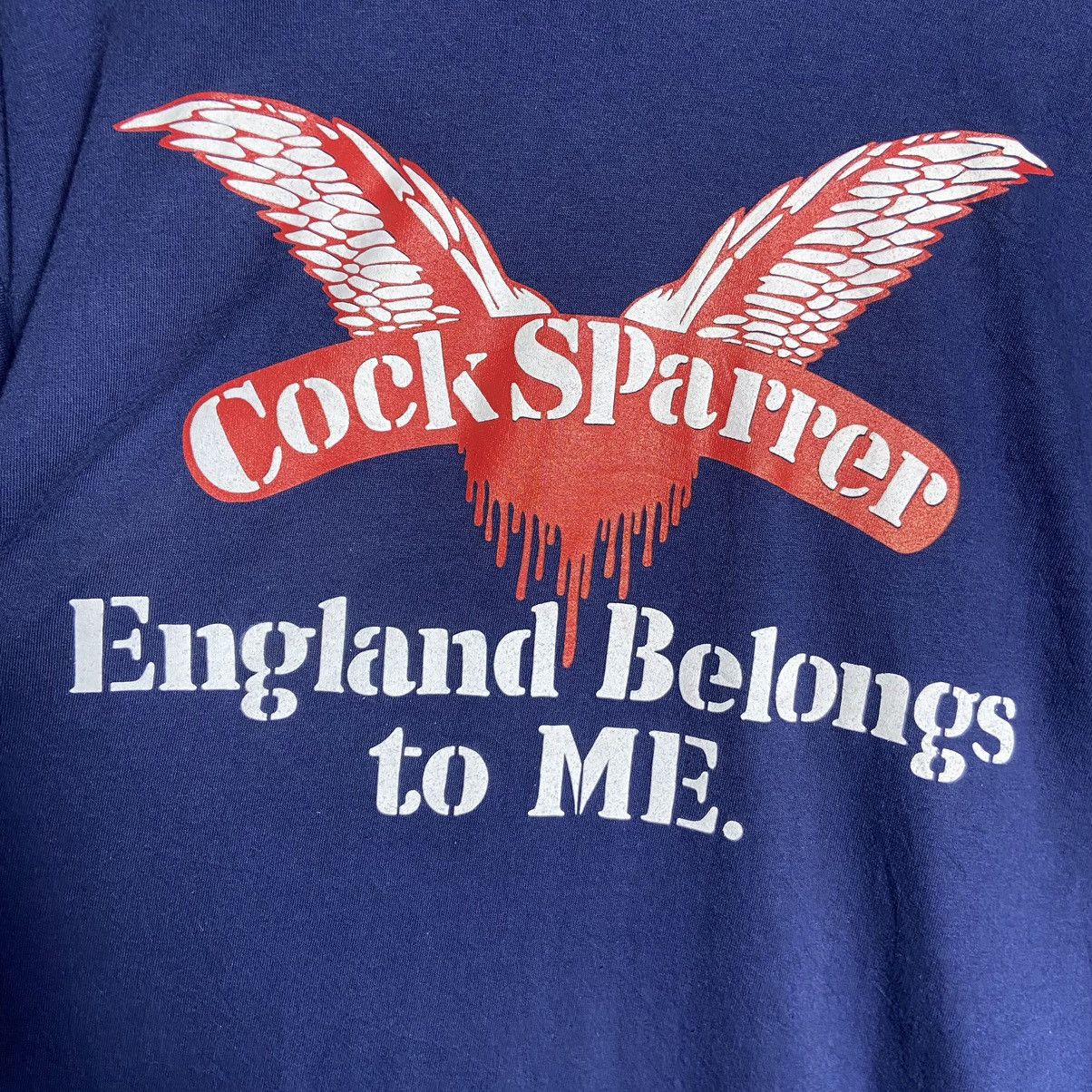Band Tees Vintage 90s Cock Sparrer England Punk Band Tee Size US L / EU 52-54 / 3 - 2 Thumbnail