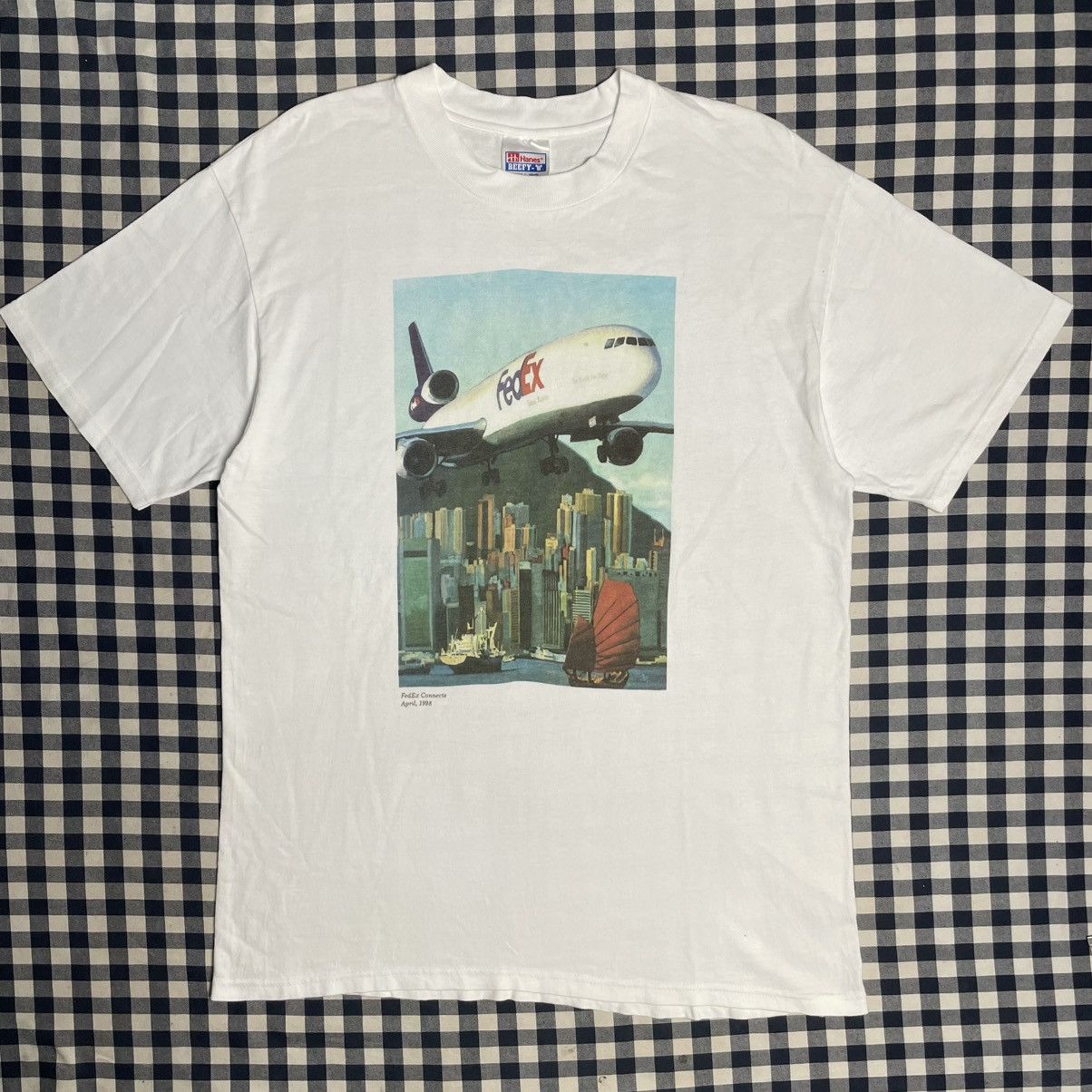 Vintage T-Shirt Vintage FedEx Hong-Kong Promotion April, 1998 Size US L / EU 52-54 / 3 - 1 Thumbnail