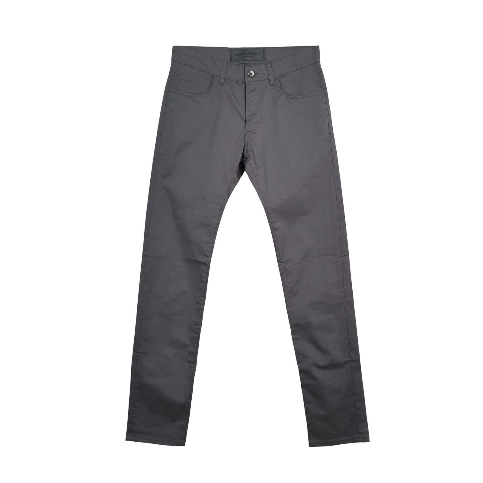 Dolce & Gabbana Dolce & Gabbana Gray Stretch Cotton Jeans Size 46 Size US 30 / EU 46 - 1 Thumbnail