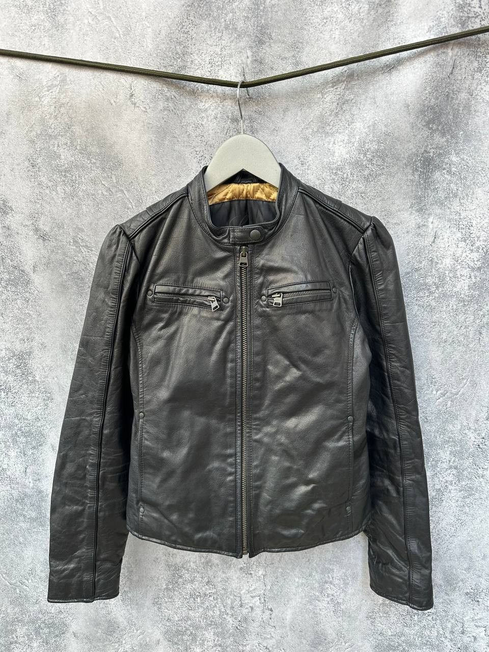 Levi's Vintage Clothing Levi's Black Leather Biker Jacket Quilted Lining Vintage 00s Size M / US 6-8 / IT 42-44 - 1 Thumbnail