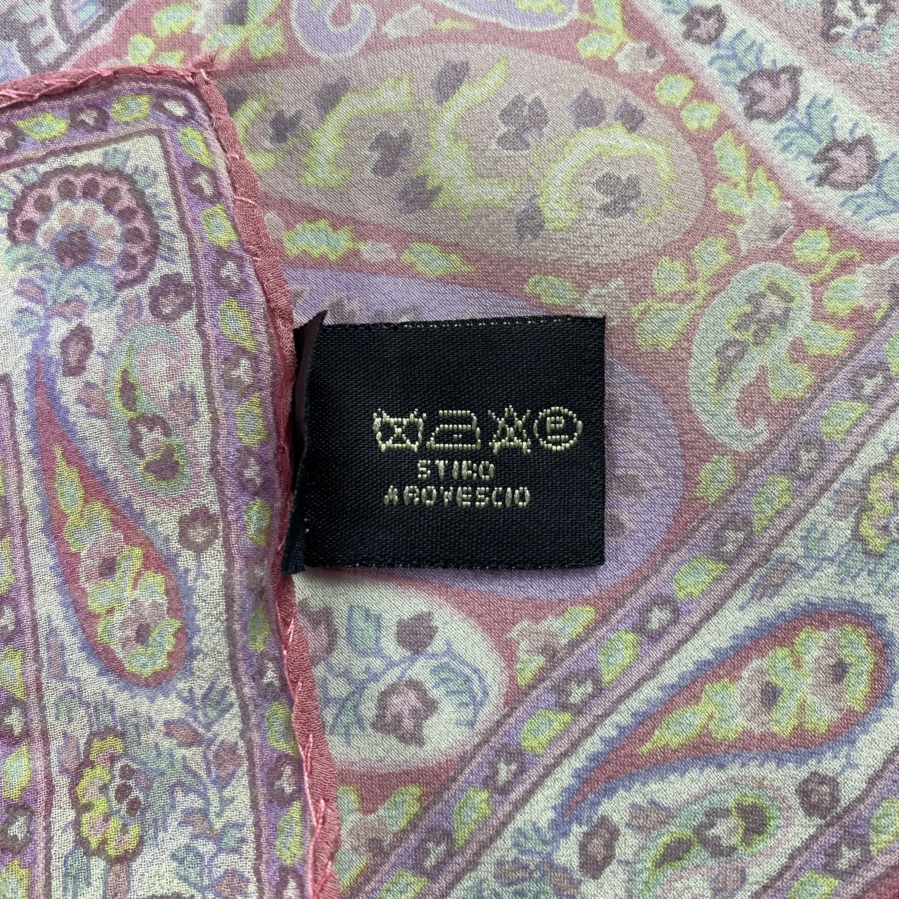 Etro × Vintage Etro Handkerchief / Neckerchief / Bandana-P1819 Size ONE SIZE - 6 Thumbnail