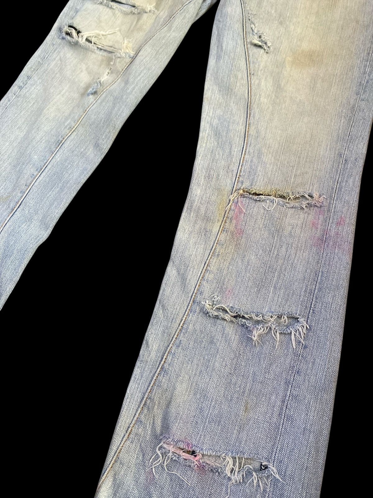 If Six Was Nine × Johnbull × Vintage Vintage John Bull Ripped Denim Size US 31 - 6 Thumbnail