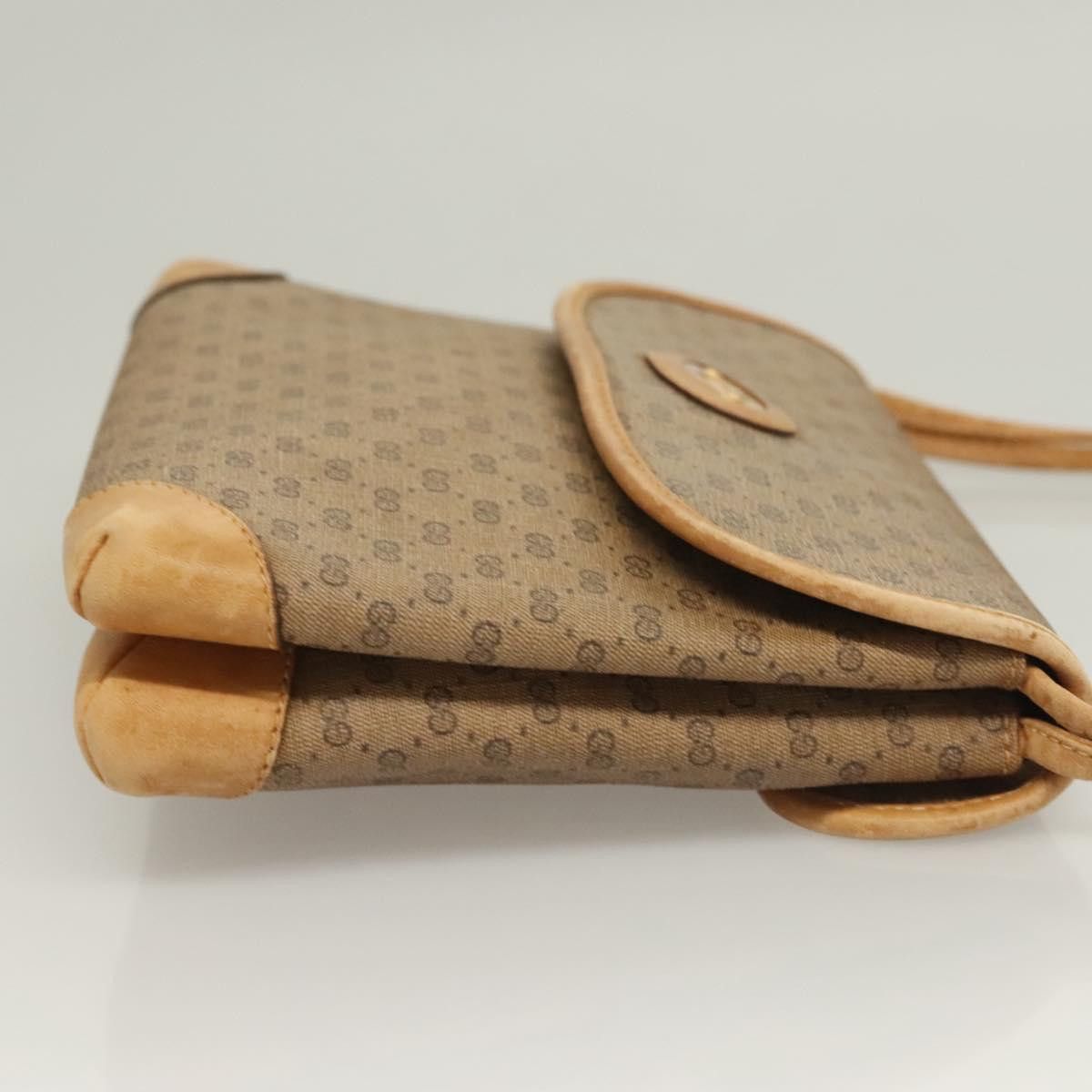 Gucci GUCCI Micro GG Supreme Shoulder Bag Pvc Beige Gold 007 92 Size ONE SIZE - 4 Thumbnail